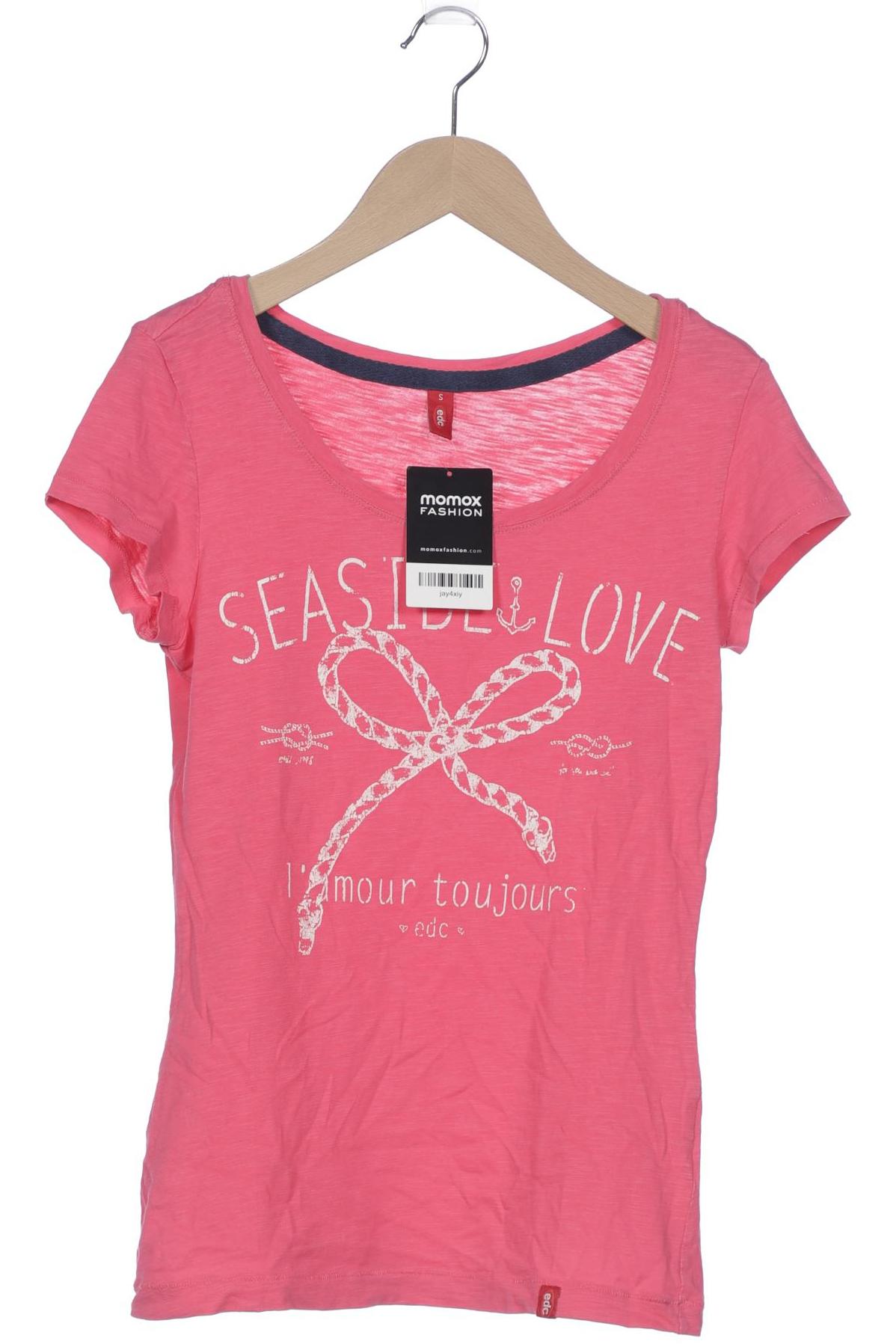 

edc by Esprit Damen T-Shirt, pink, Gr. 36