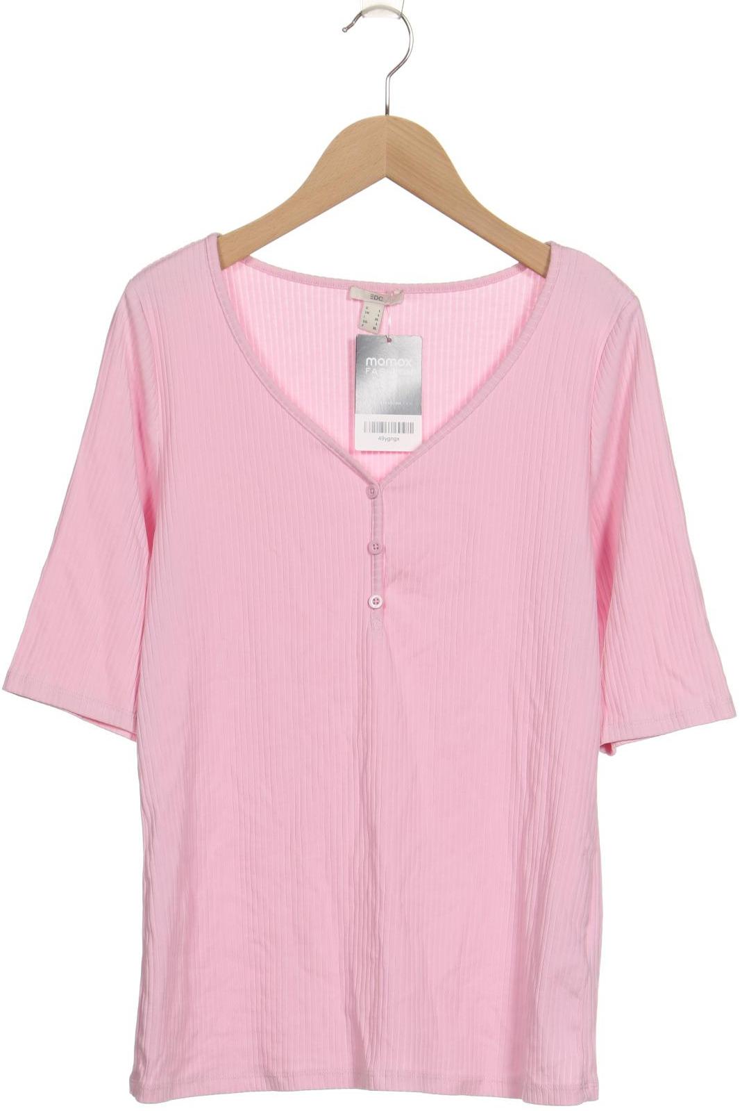 

edc by Esprit Damen T-Shirt, pink, Gr. 42