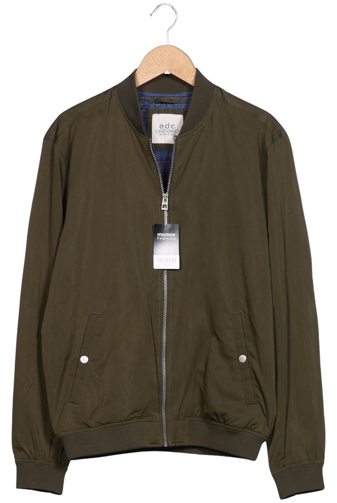 

edc by Esprit Herren Jacke, grün, Gr. 52