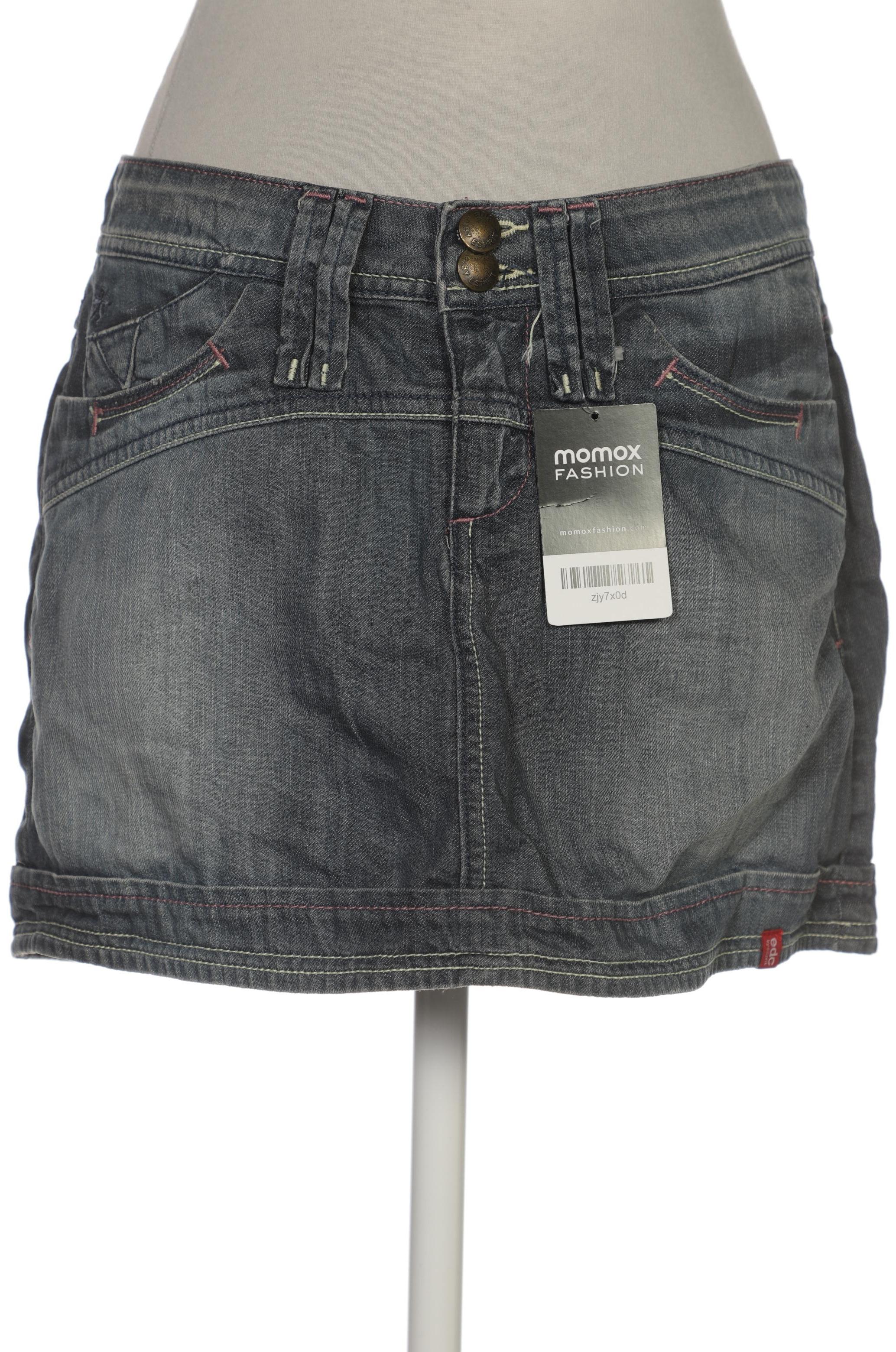 

edc by Esprit Damen Rock, blau, Gr. 36