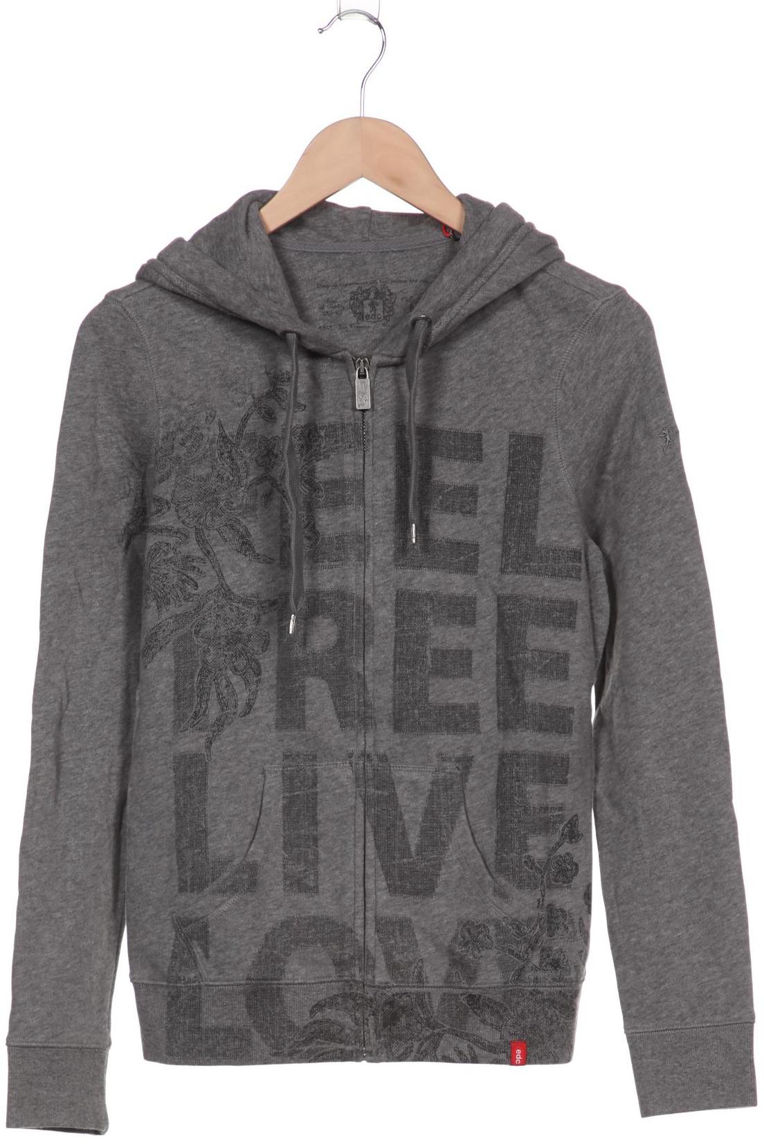 

edc by Esprit Damen Kapuzenpullover, grau