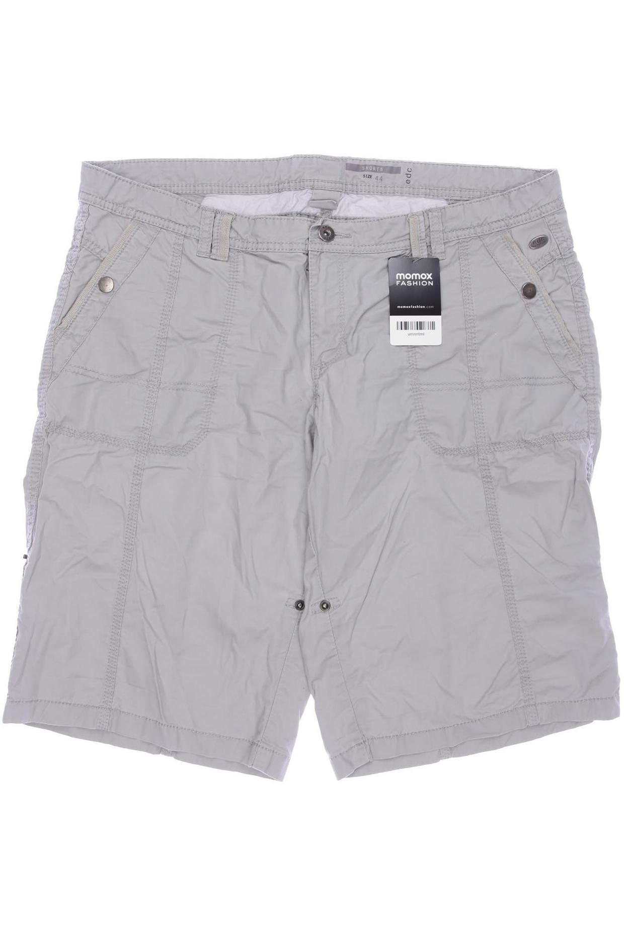 

edc by Esprit Damen Shorts, grau, Gr. 44