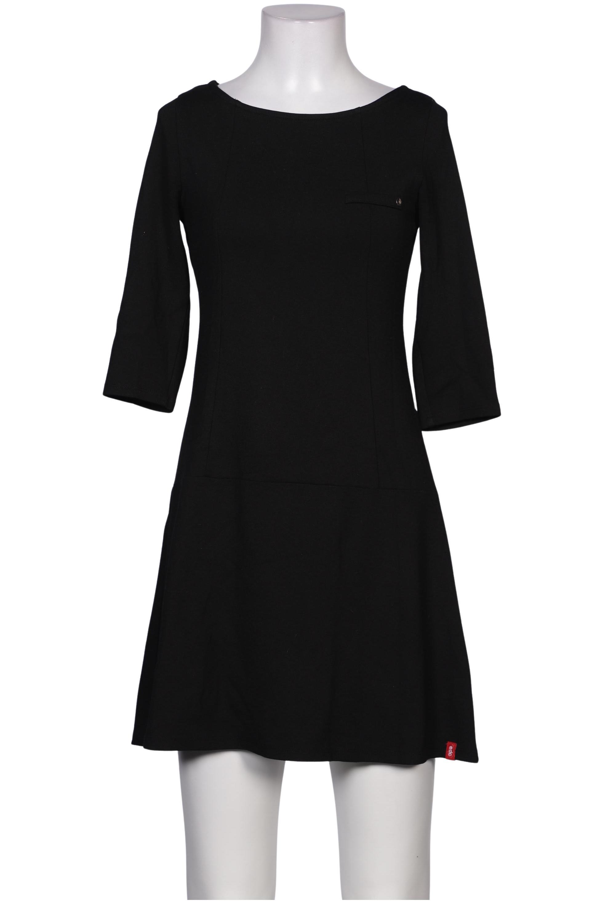 

edc by Esprit Damen Kleid, schwarz, Gr. 34