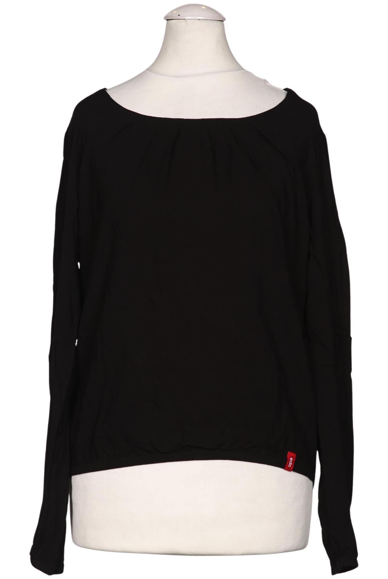 

edc by Esprit Damen Bluse, schwarz, Gr. 34