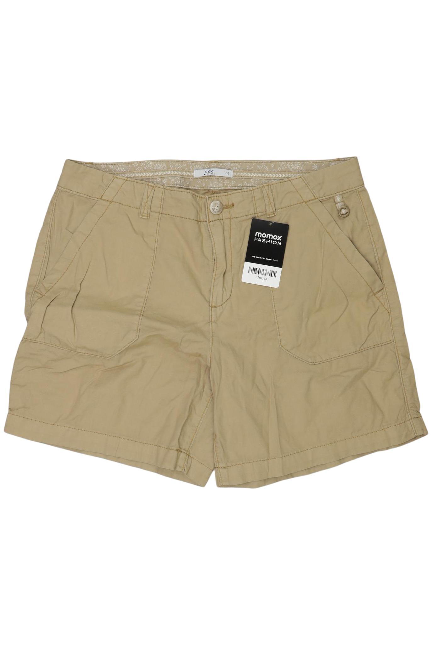 

edc by Esprit Damen Shorts, beige, Gr. 38