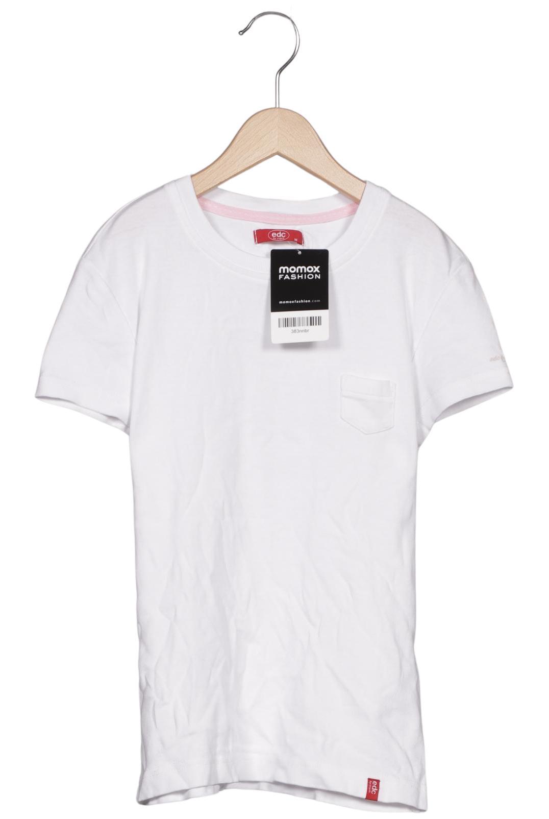 

edc by Esprit Damen T-Shirt, weiß, Gr. 38