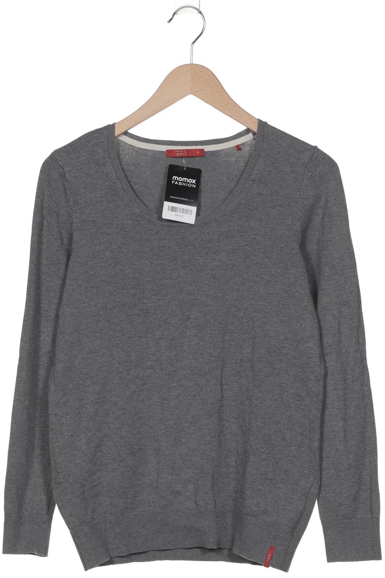 

edc by Esprit Damen Pullover, grau, Gr. 38