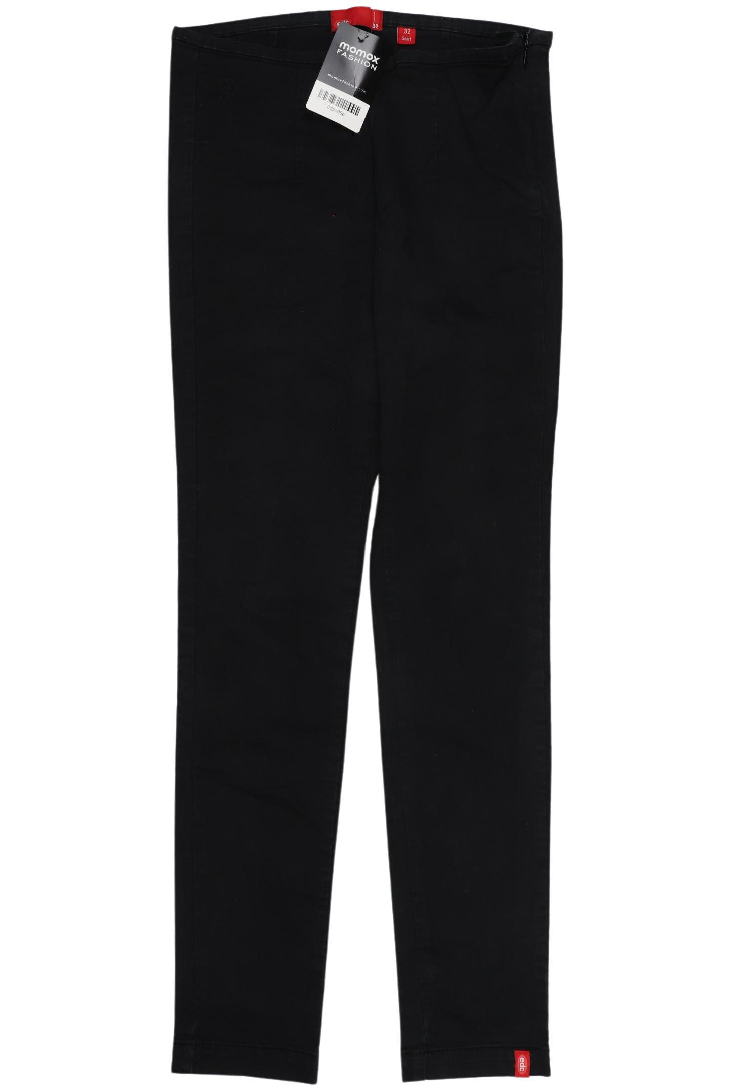 

edc by Esprit Damen Stoffhose, marineblau, Gr. 32