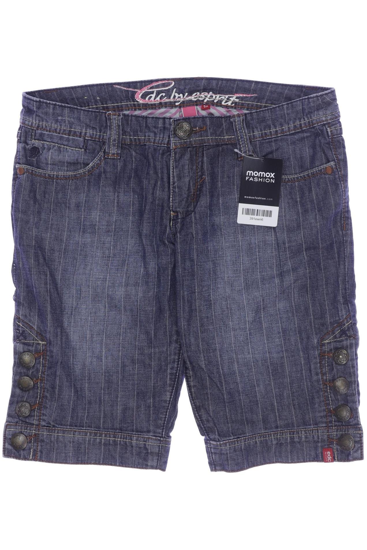 

edc by Esprit Damen Shorts, blau, Gr. 36