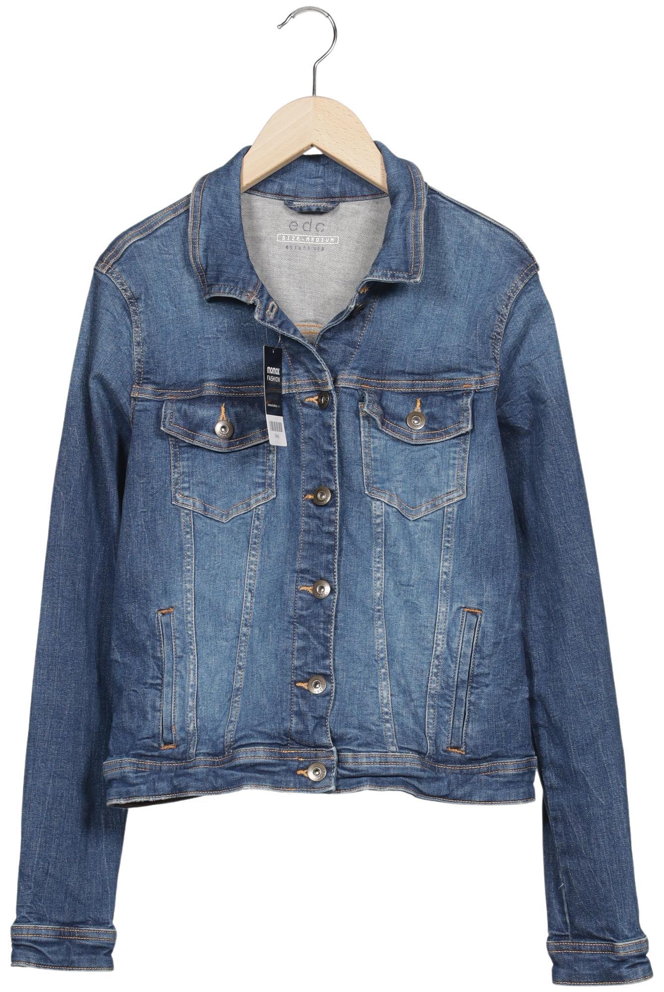 

edc by Esprit Damen Jacke, blau, Gr. 38