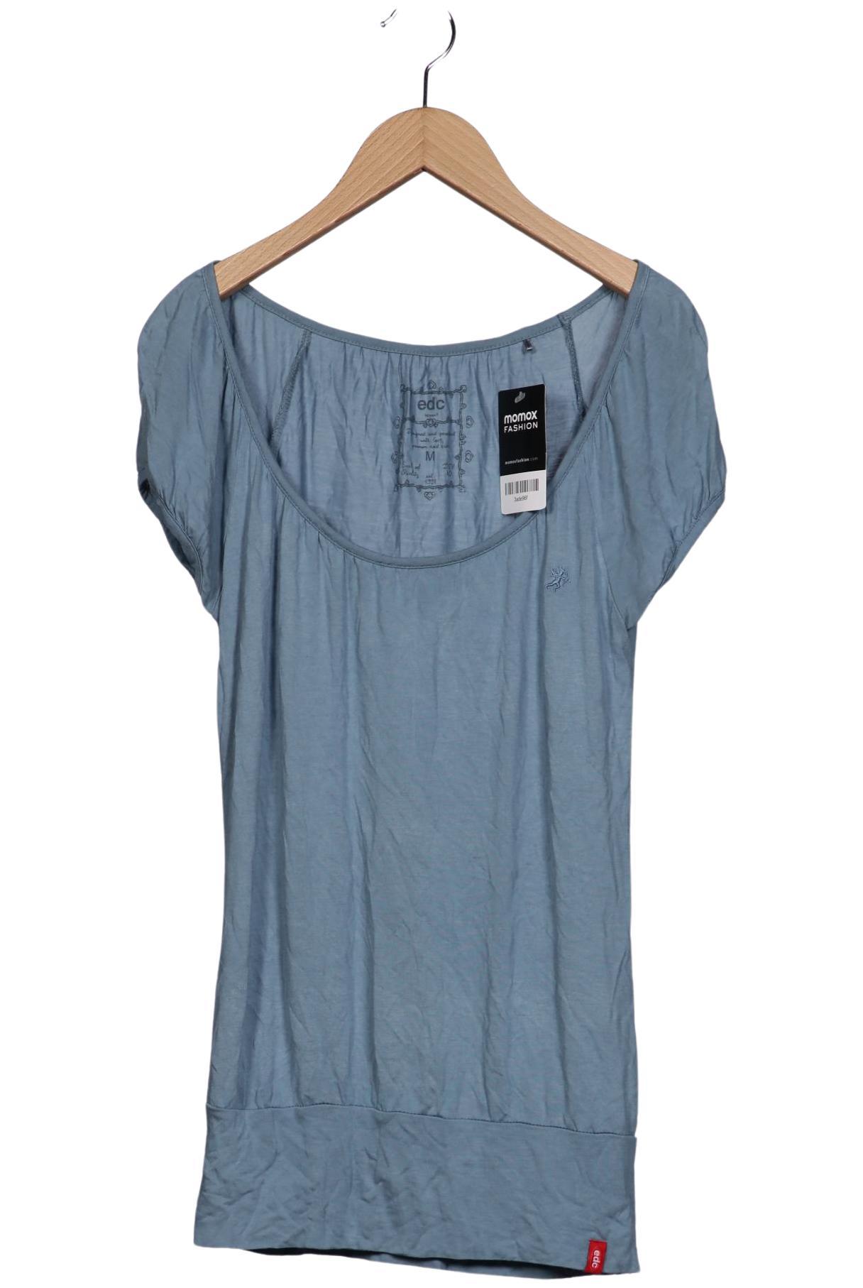 

edc by Esprit Damen T-Shirt, hellblau, Gr. 38