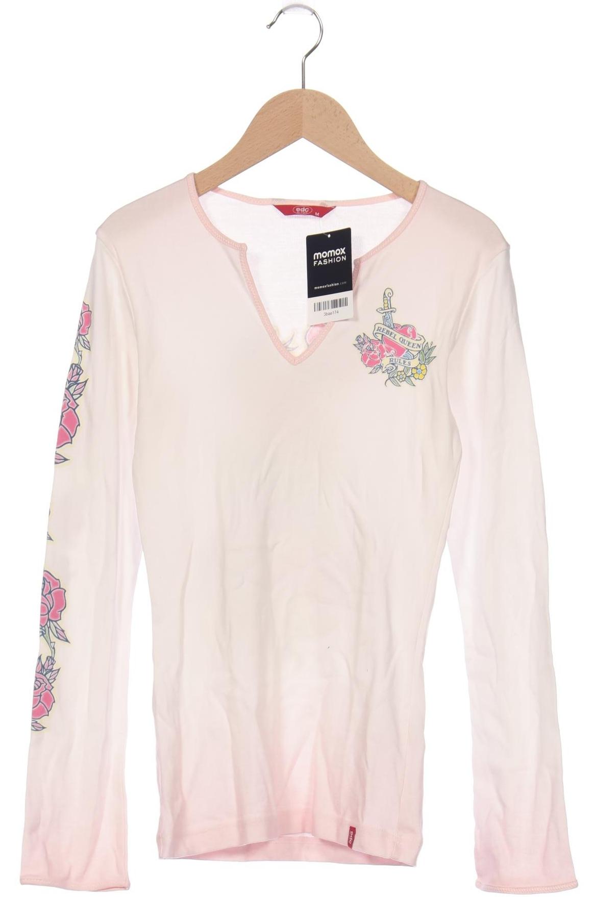

edc by Esprit Damen Langarmshirt, pink, Gr. 38