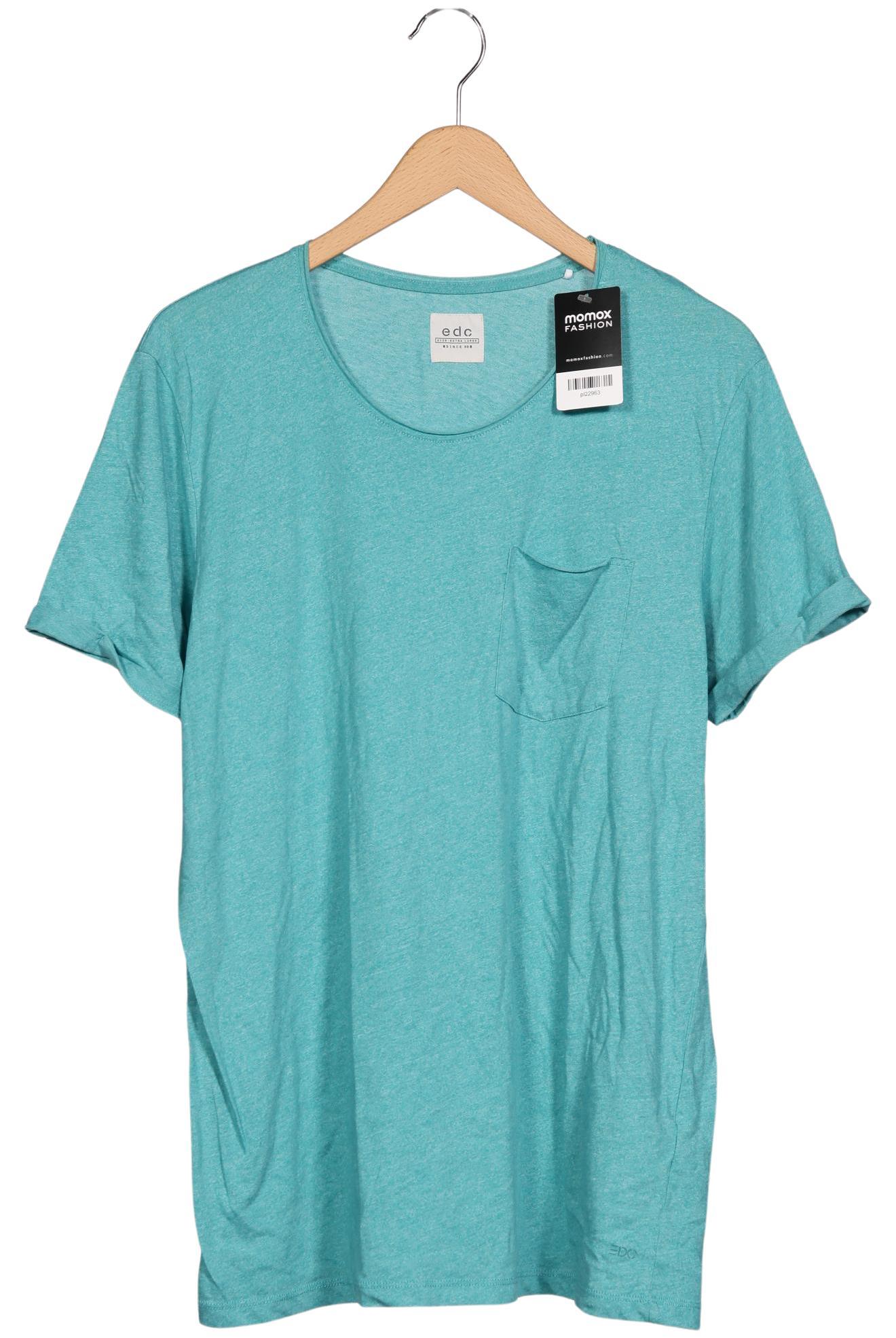 

edc by Esprit Herren T-Shirt, türkis, Gr. 54