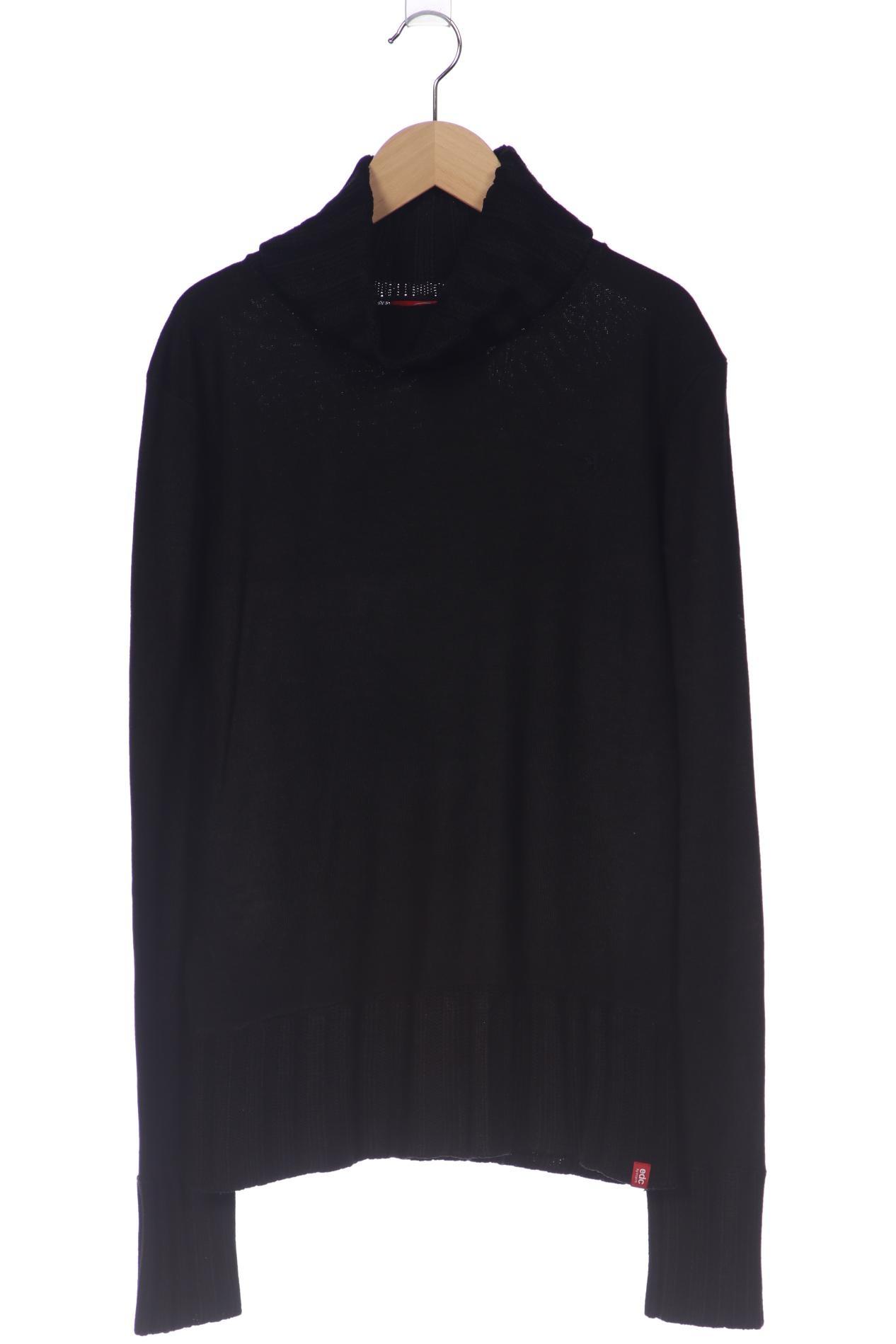 

edc by Esprit Damen Pullover, schwarz, Gr. 42