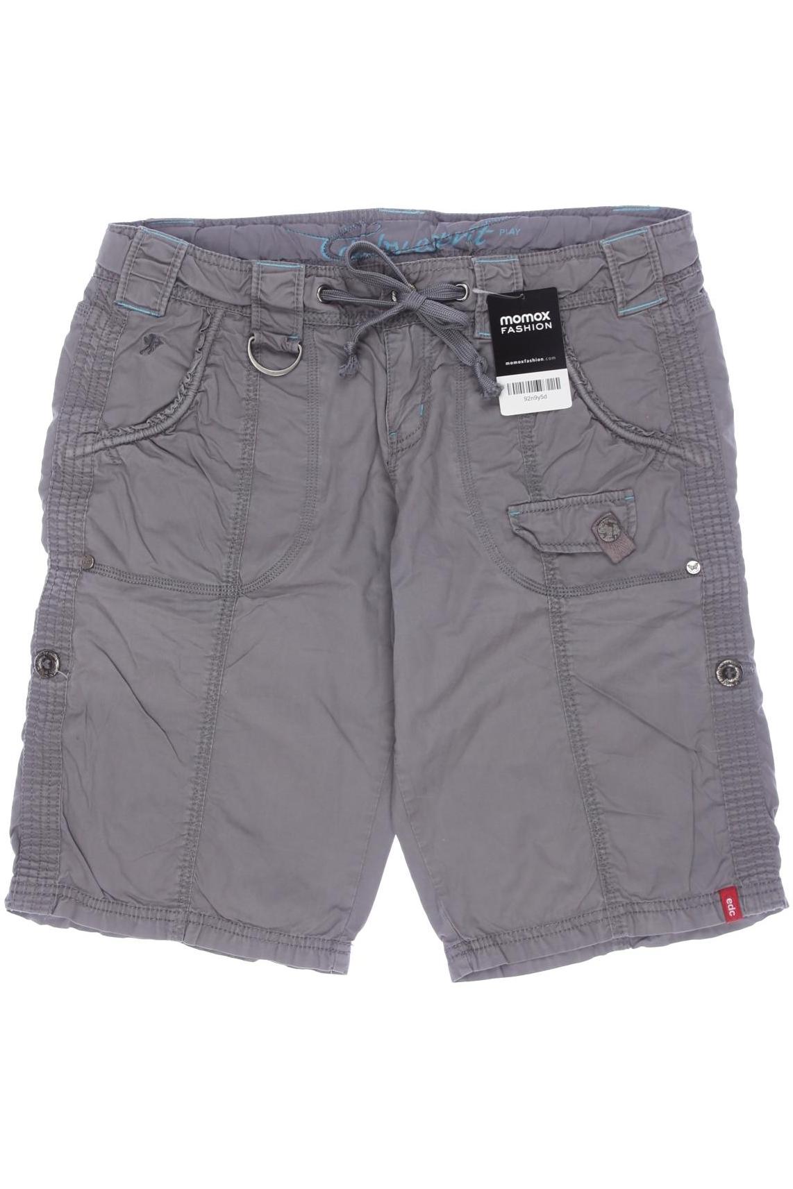

edc by Esprit Damen Shorts, grau, Gr. 40