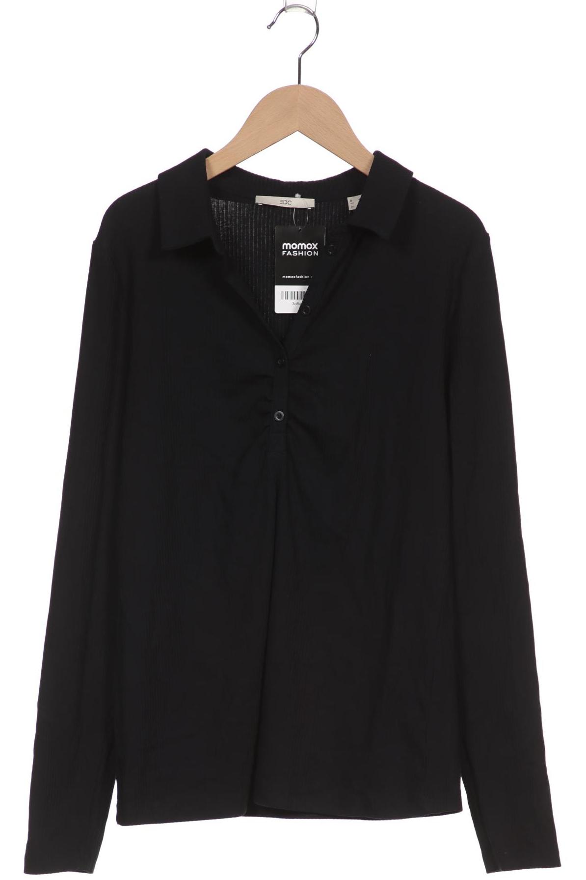 

edc by Esprit Damen Poloshirt, schwarz