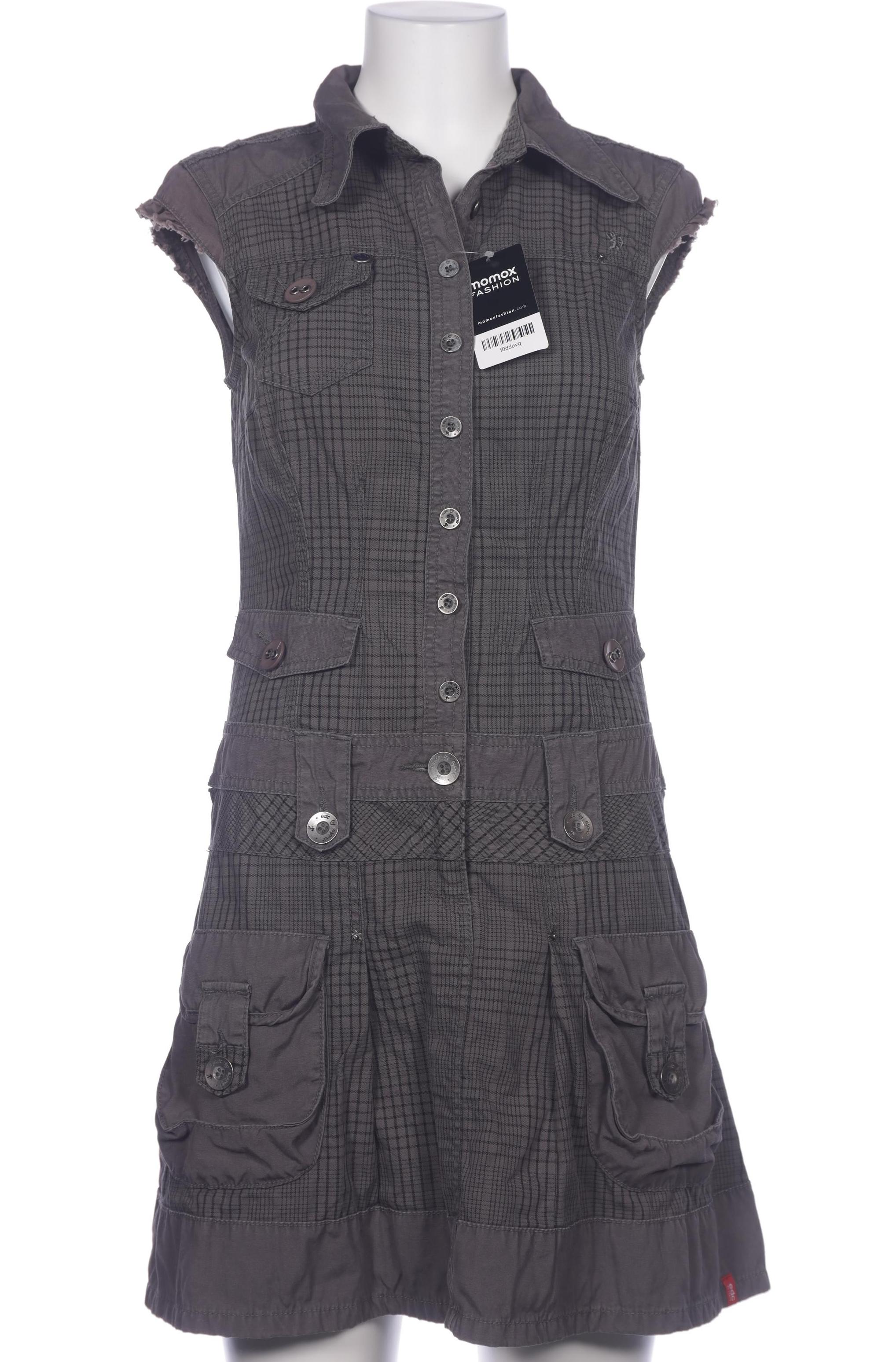 

edc by Esprit Damen Kleid, grau, Gr. 38
