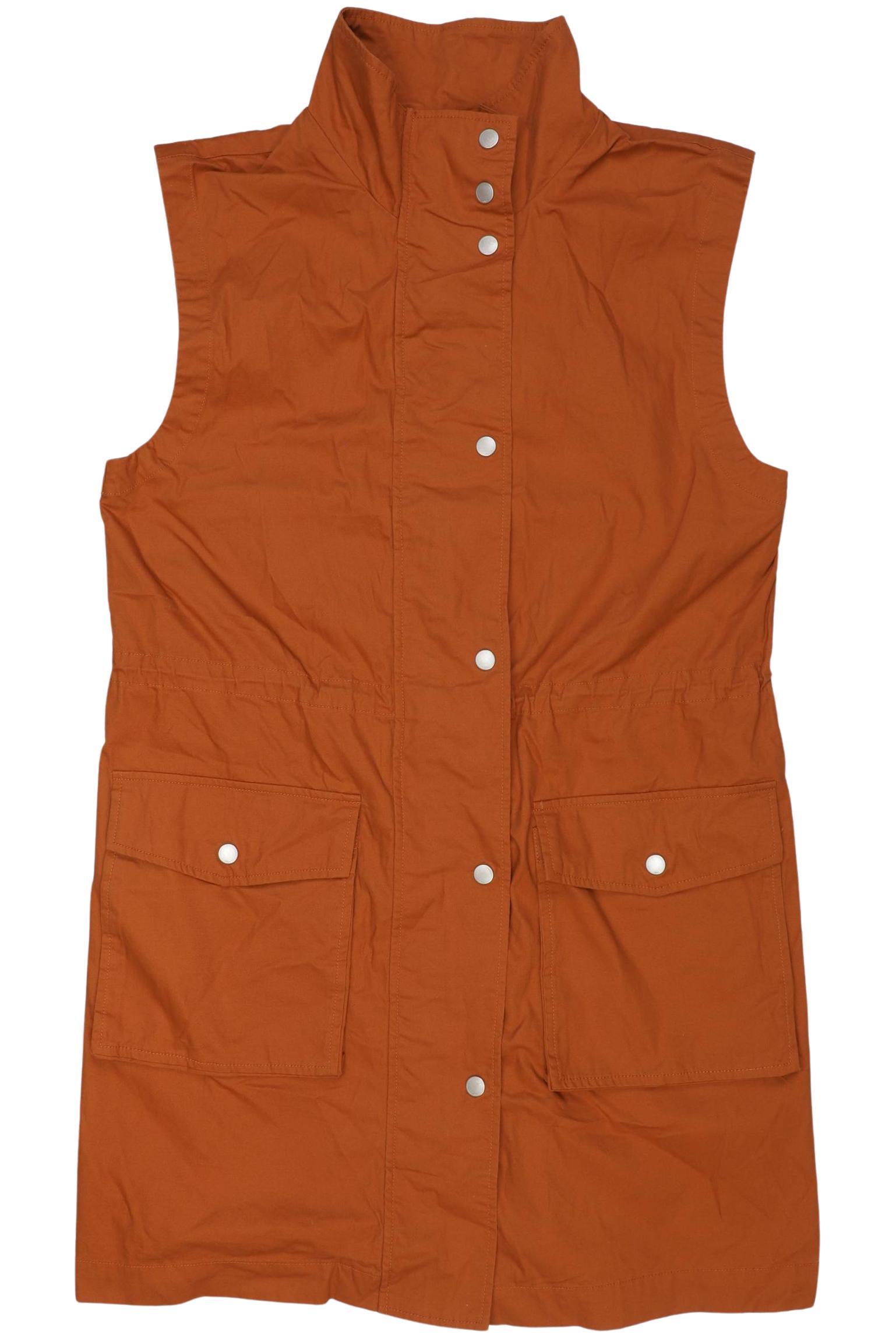 

edc by Esprit Damen Weste, orange, Gr. 34
