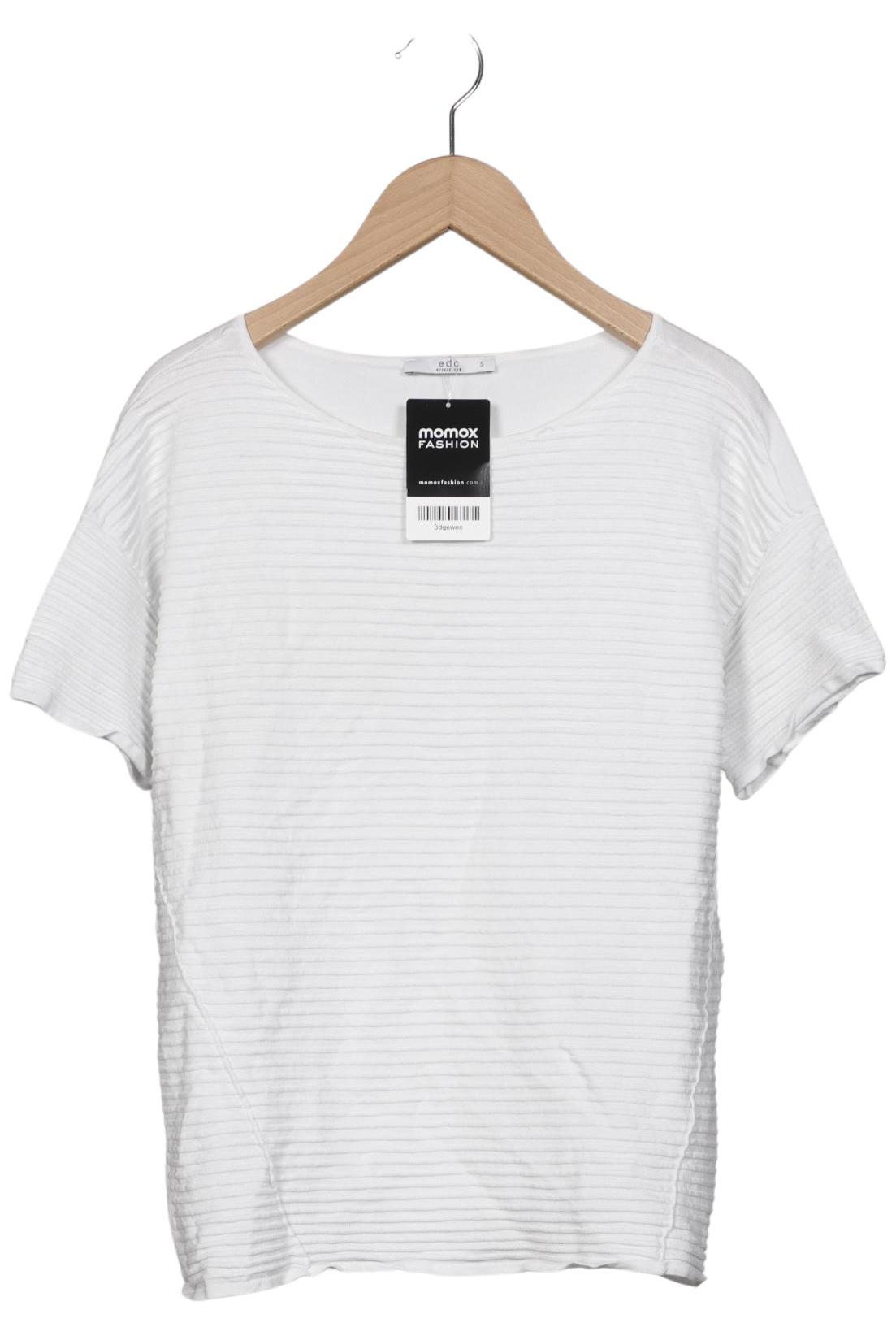 

edc by Esprit Damen T-Shirt, weiß, Gr. 36