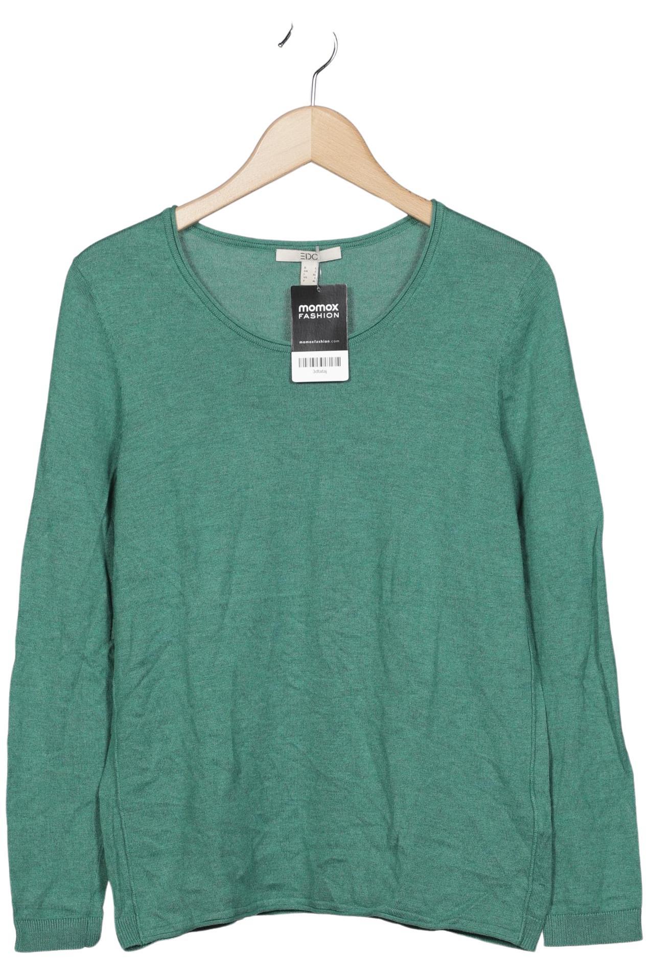

edc by Esprit Damen Pullover, grün, Gr. 42