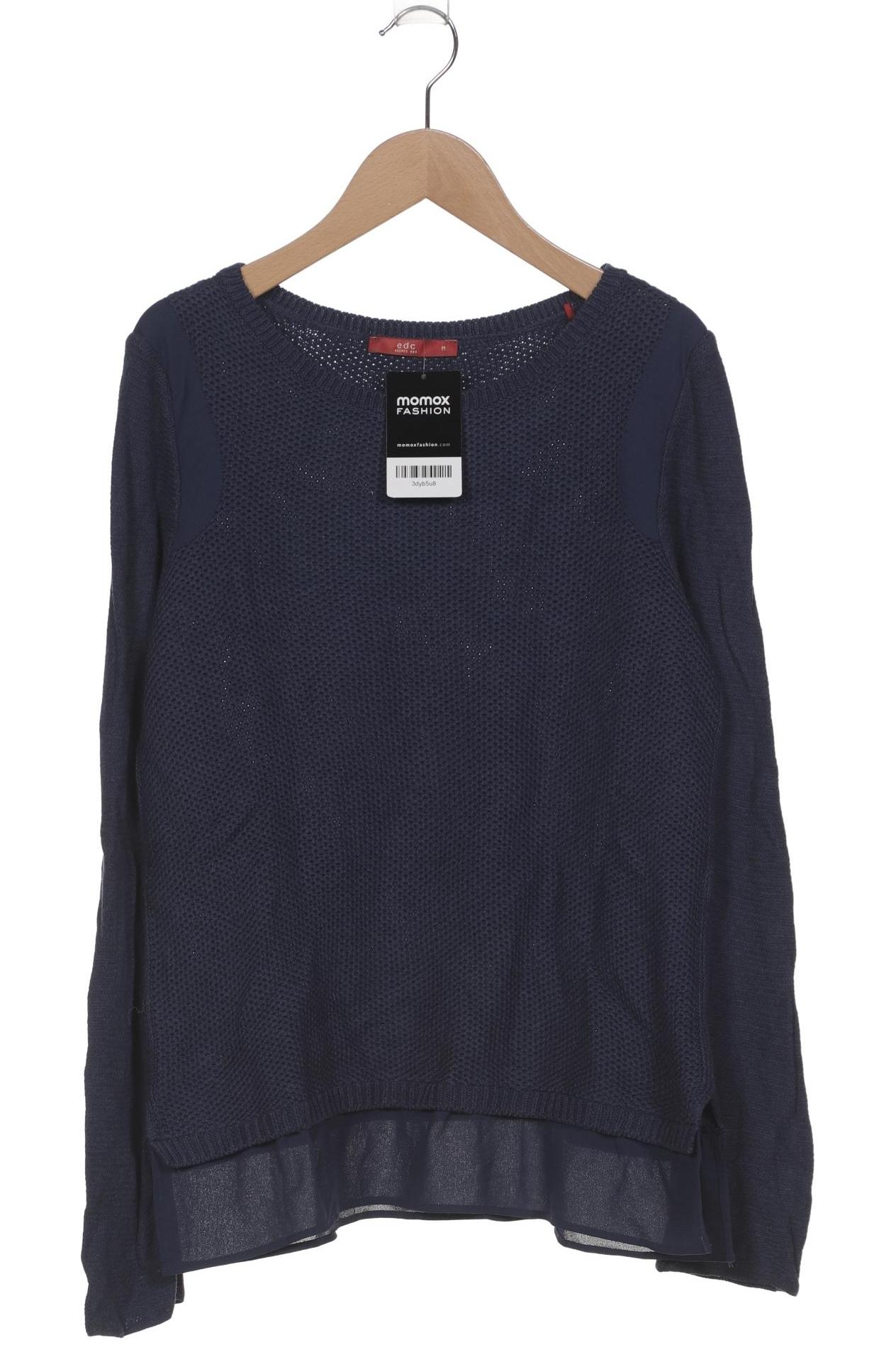 

edc by Esprit Damen Pullover, marineblau, Gr. 38