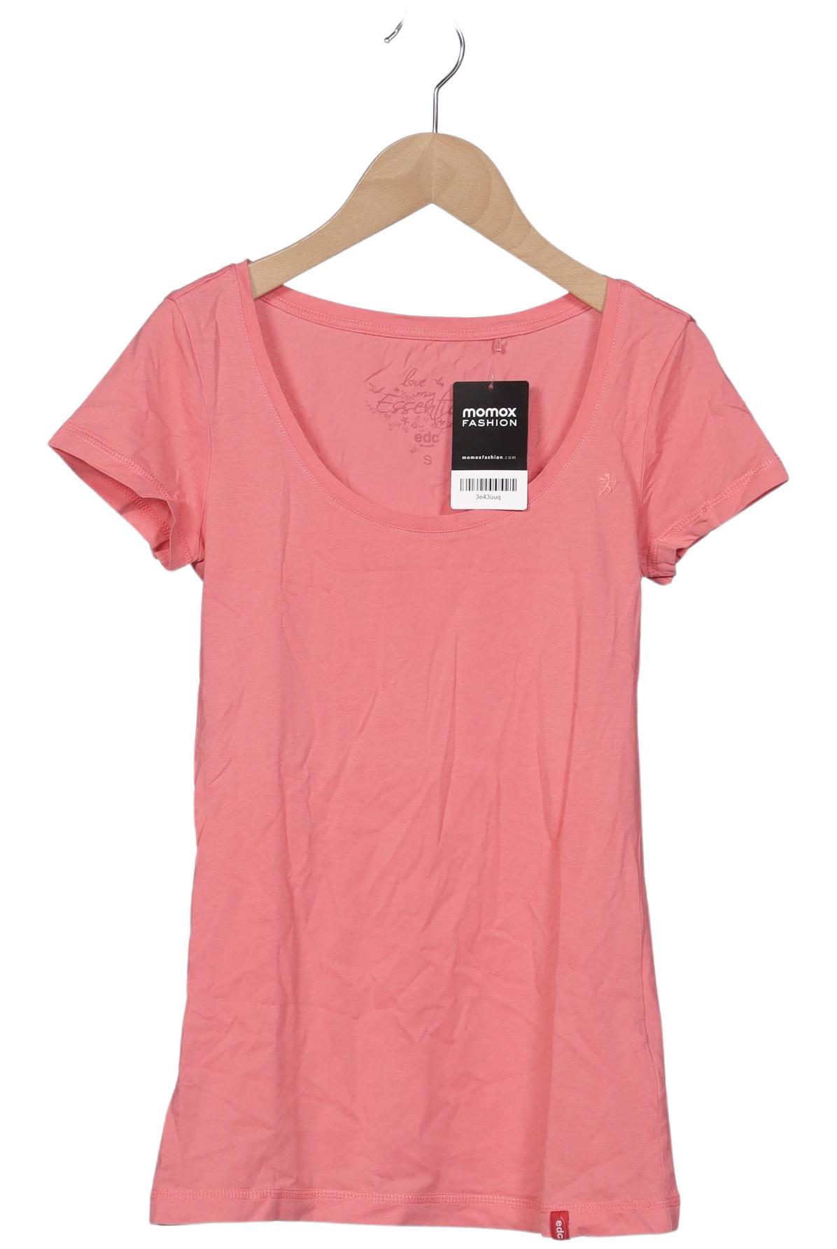 

edc by Esprit Damen T-Shirt, pink, Gr. 36