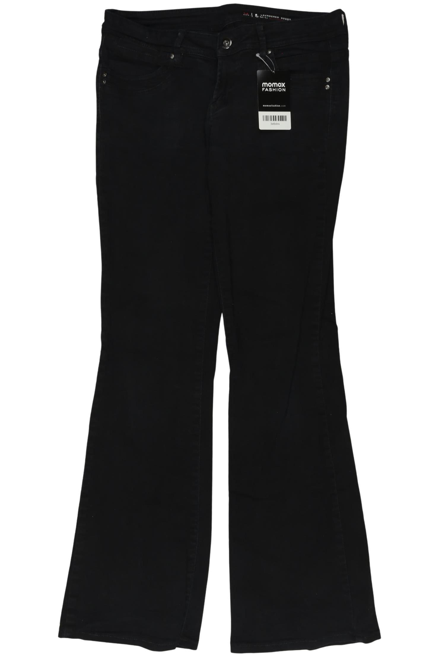 

edc by Esprit Damen Jeans, schwarz, Gr. 34