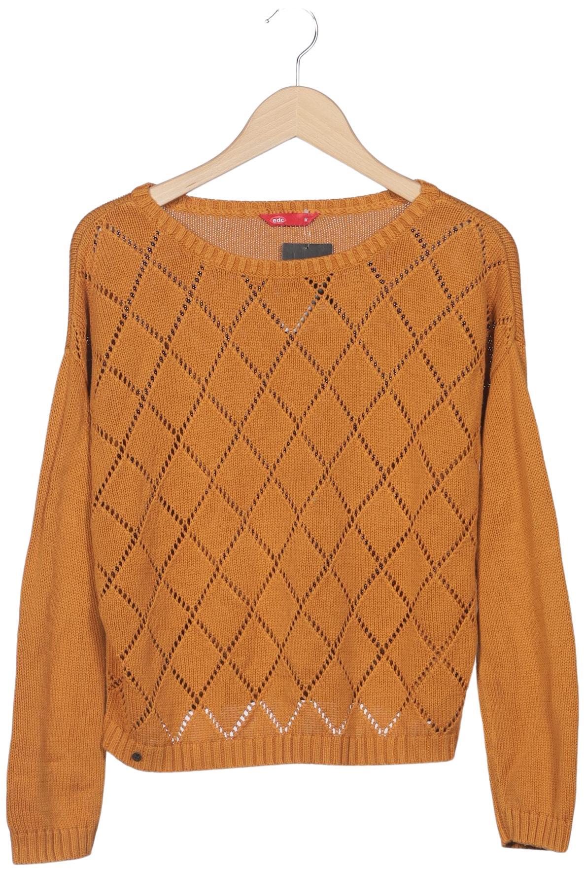 

edc by Esprit Damen Pullover, orange, Gr. 38