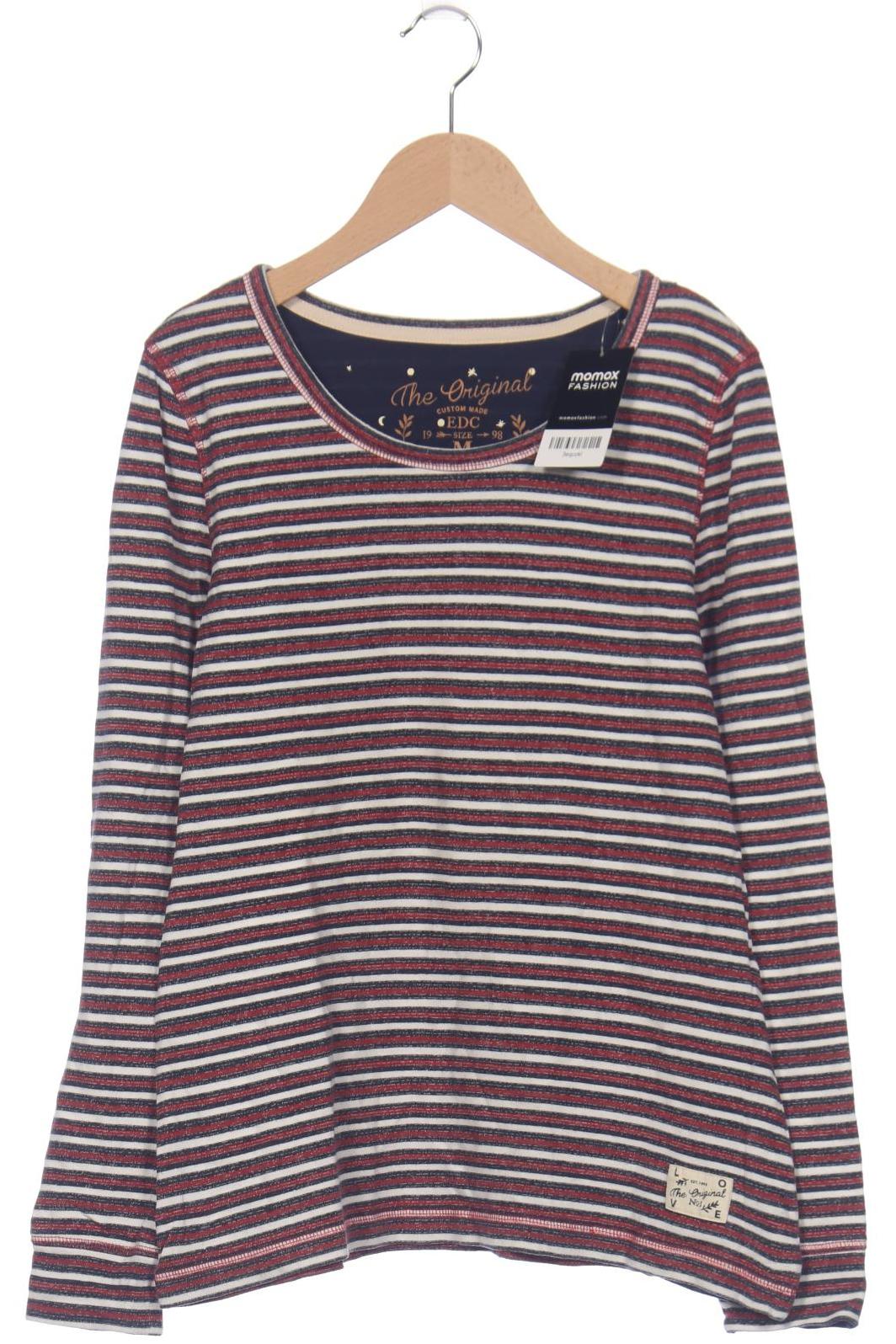 

edc by Esprit Damen Langarmshirt, bordeaux, Gr. 38