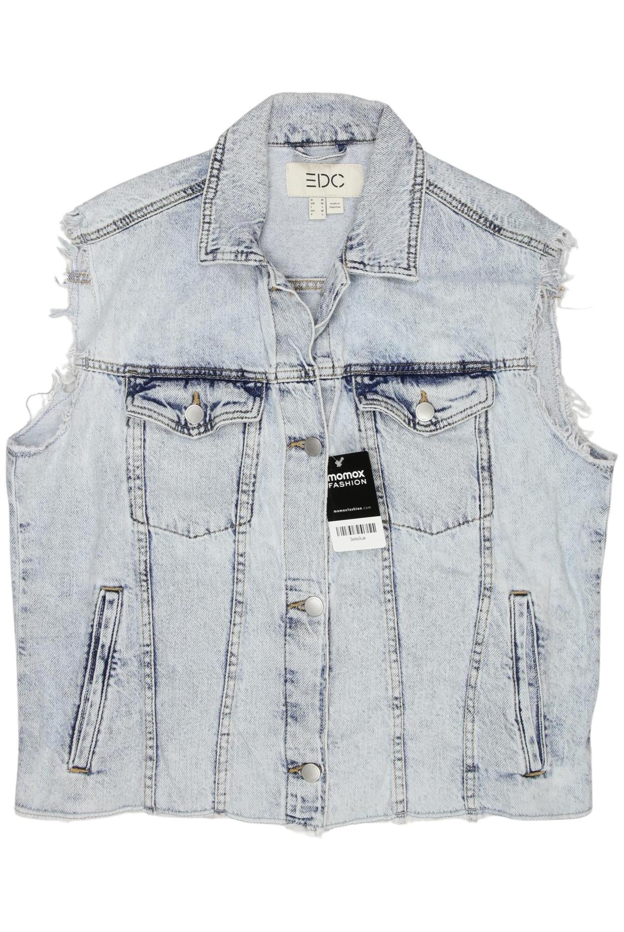 

edc by Esprit Damen Weste, hellblau, Gr. 38