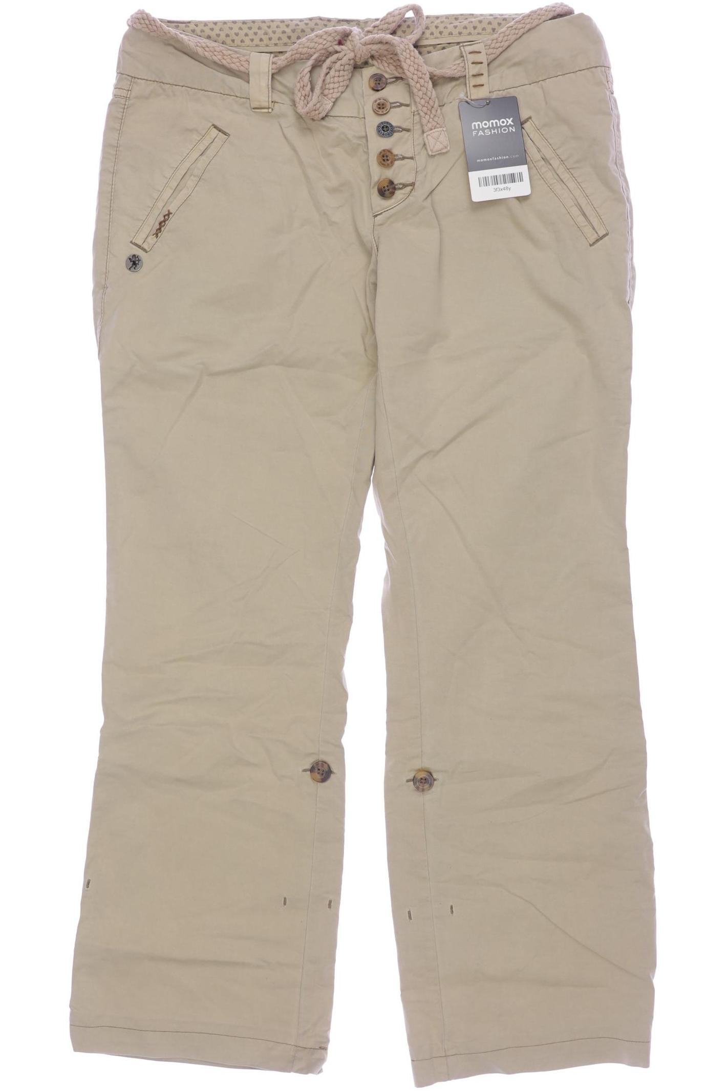 

edc by Esprit Damen Stoffhose, beige, Gr. 36