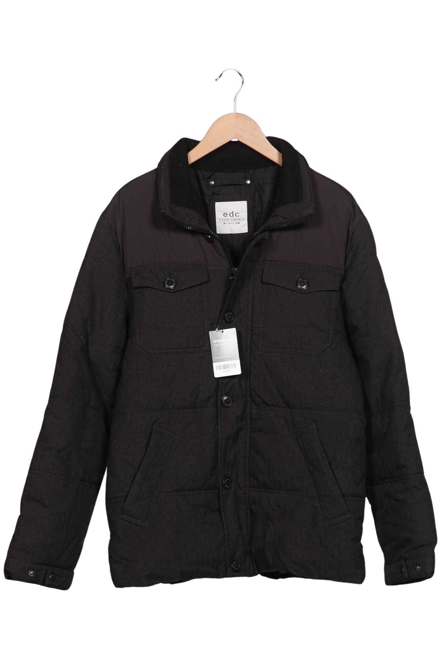 

edc by Esprit Herren Jacke, schwarz, Gr. 52