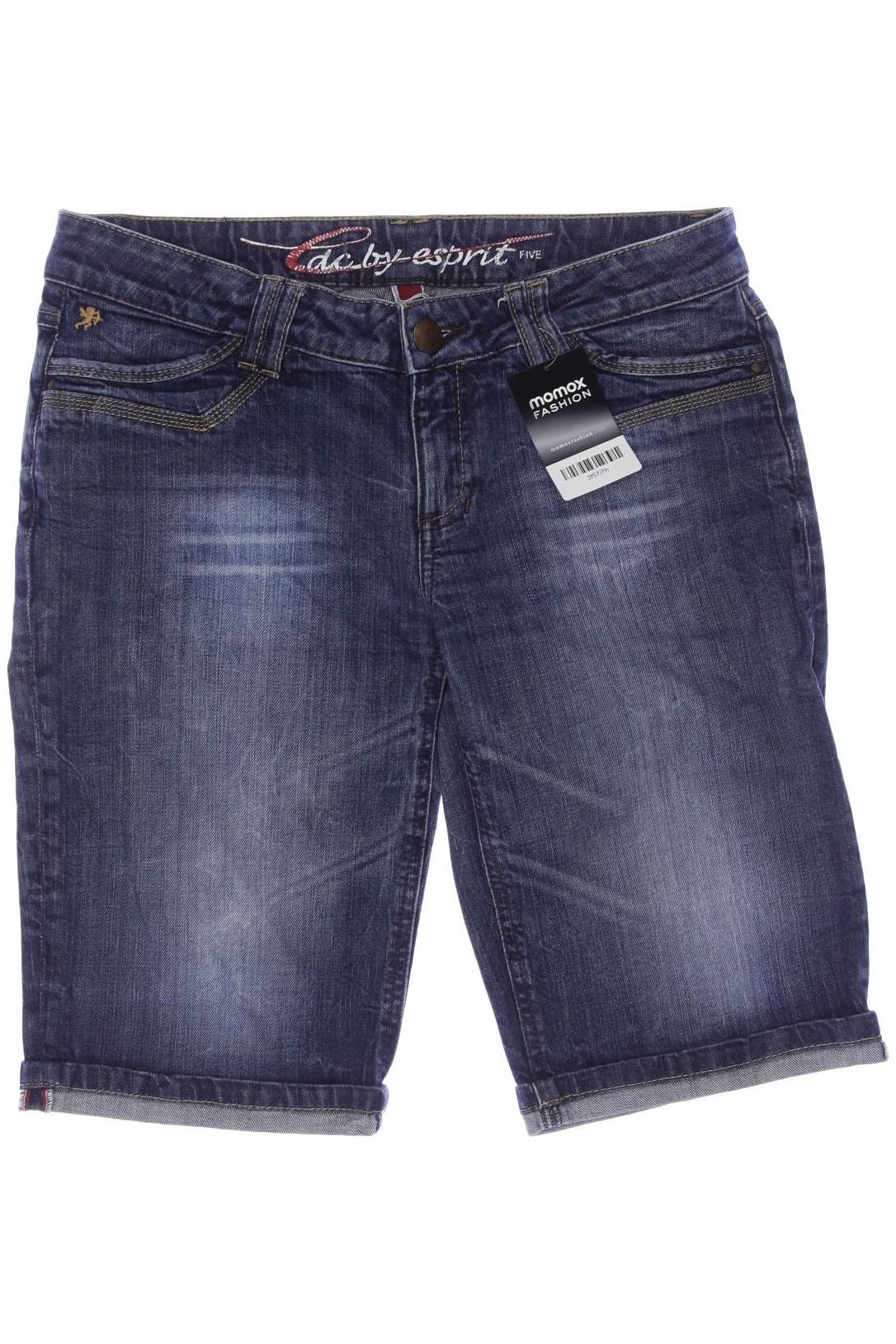 

edc by Esprit Damen Shorts, blau, Gr. 30