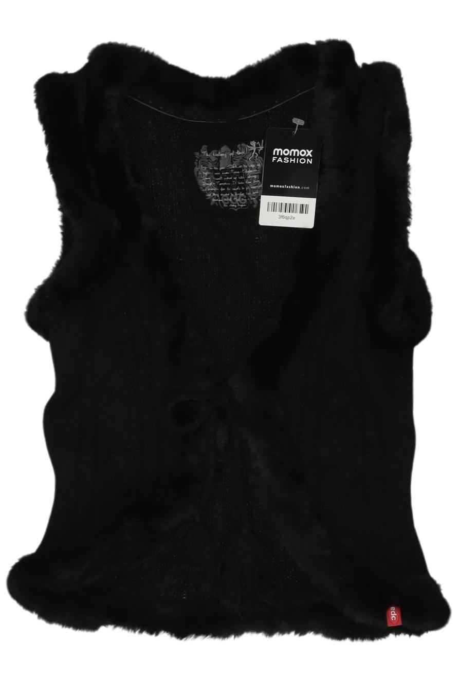 

edc by Esprit Damen Strickjacke, schwarz, Gr. 34