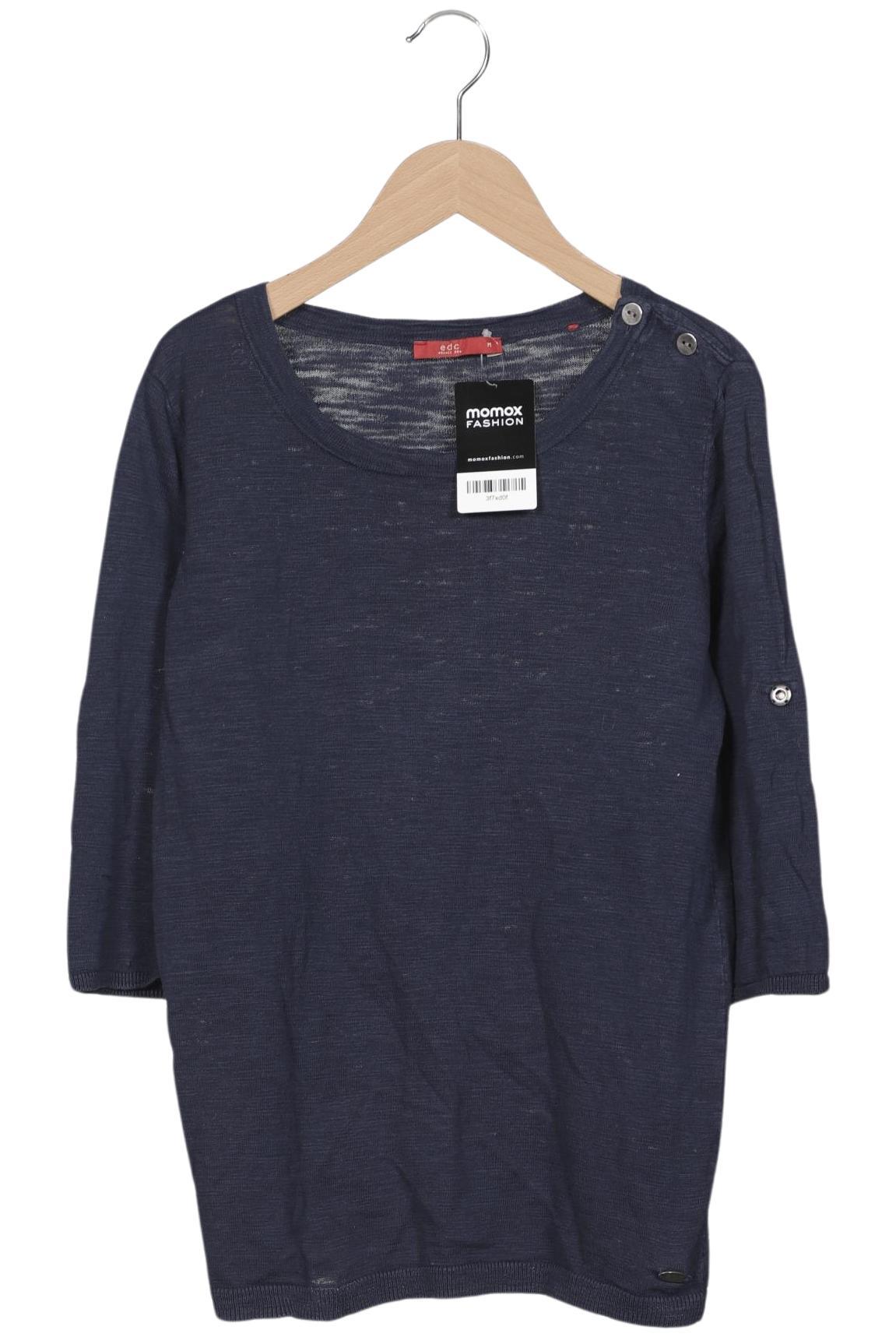 

edc by Esprit Damen Pullover, marineblau, Gr. 38
