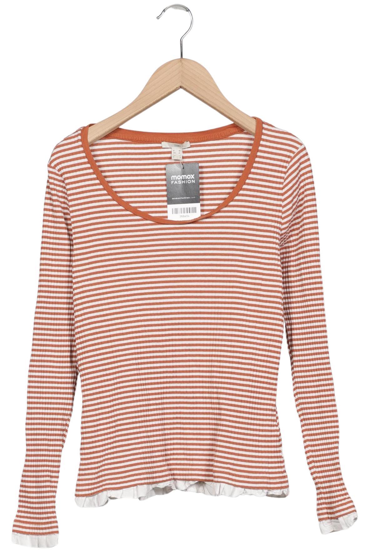 

edc by Esprit Damen Langarmshirt, mehrfarbig, Gr. 34