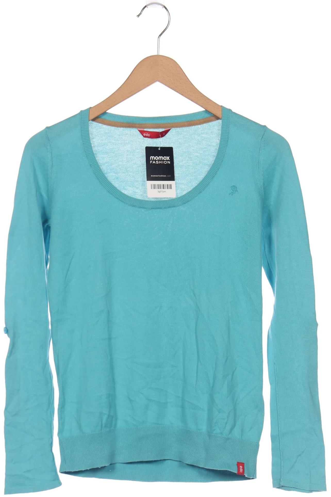 

edc by Esprit Damen Pullover, blau, Gr. 36