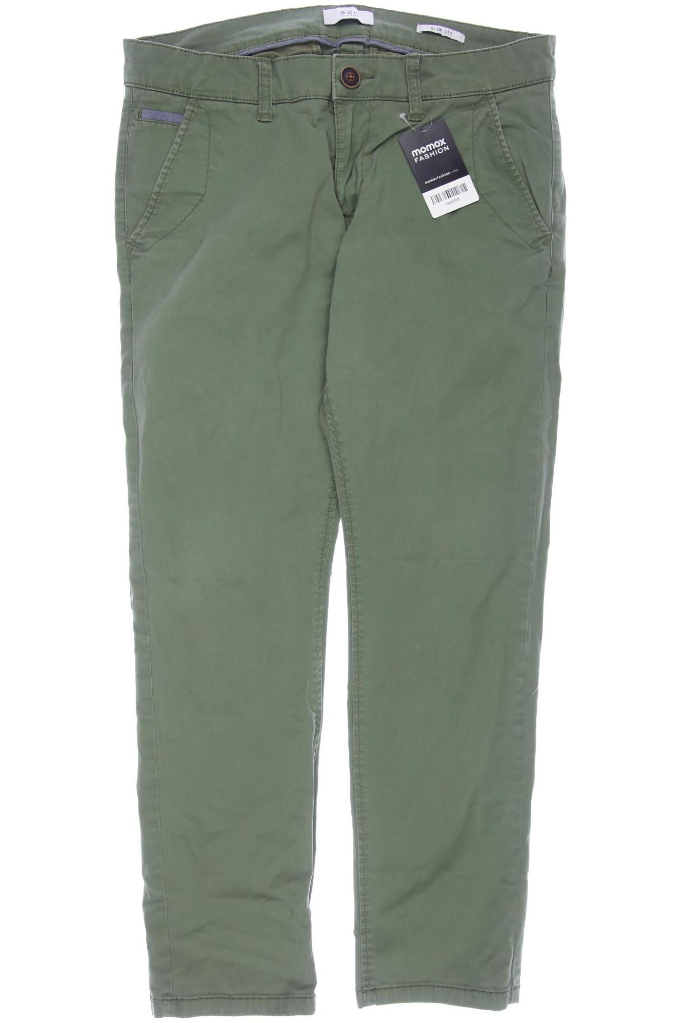 

edc by Esprit Herren Stoffhose, grün, Gr. 31
