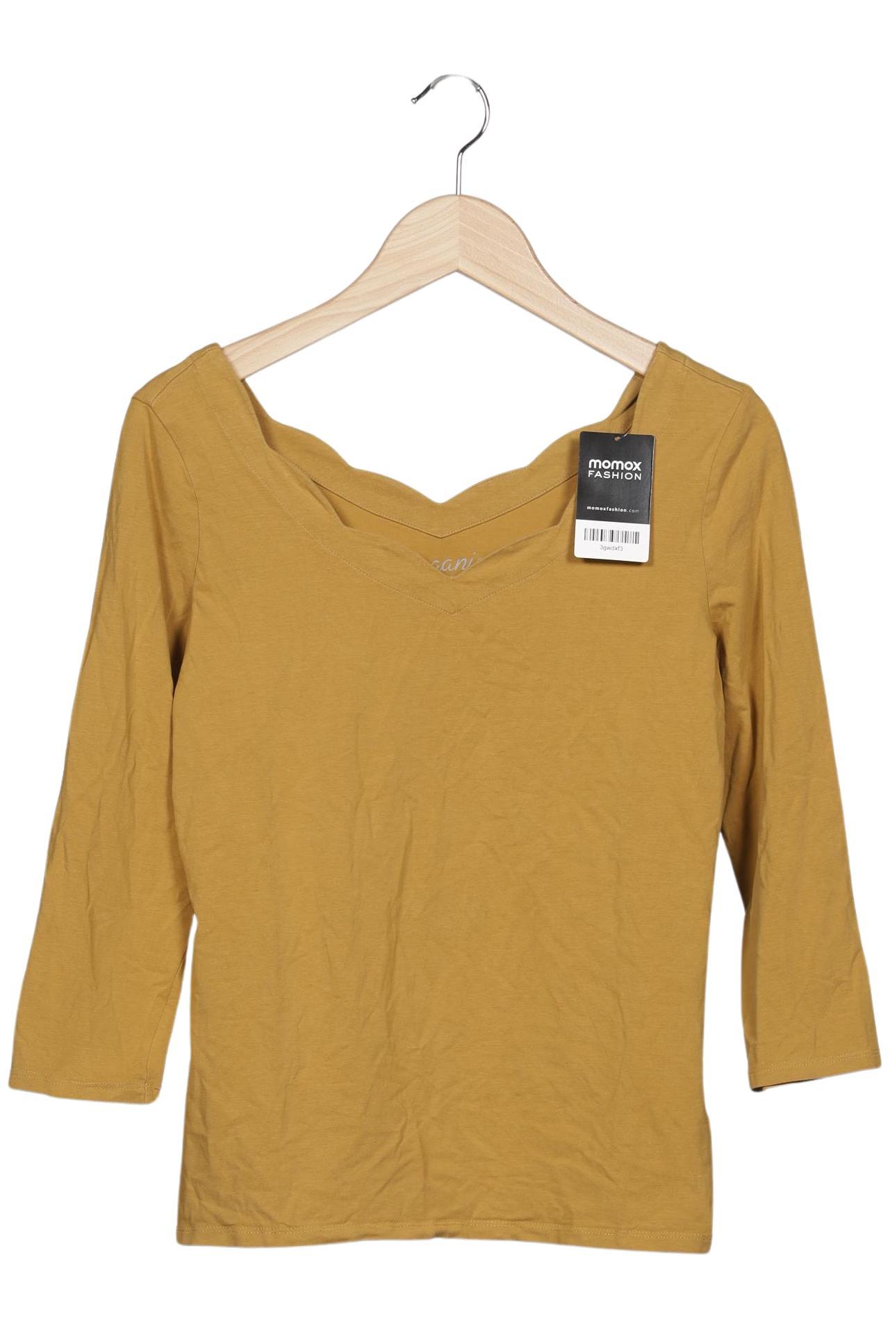 

edc by Esprit Damen Langarmshirt, gelb, Gr. 42