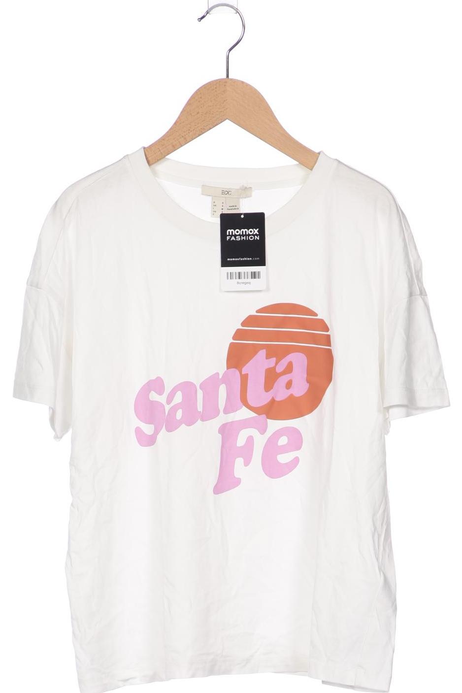 

edc by Esprit Damen T-Shirt, weiß, Gr. 36