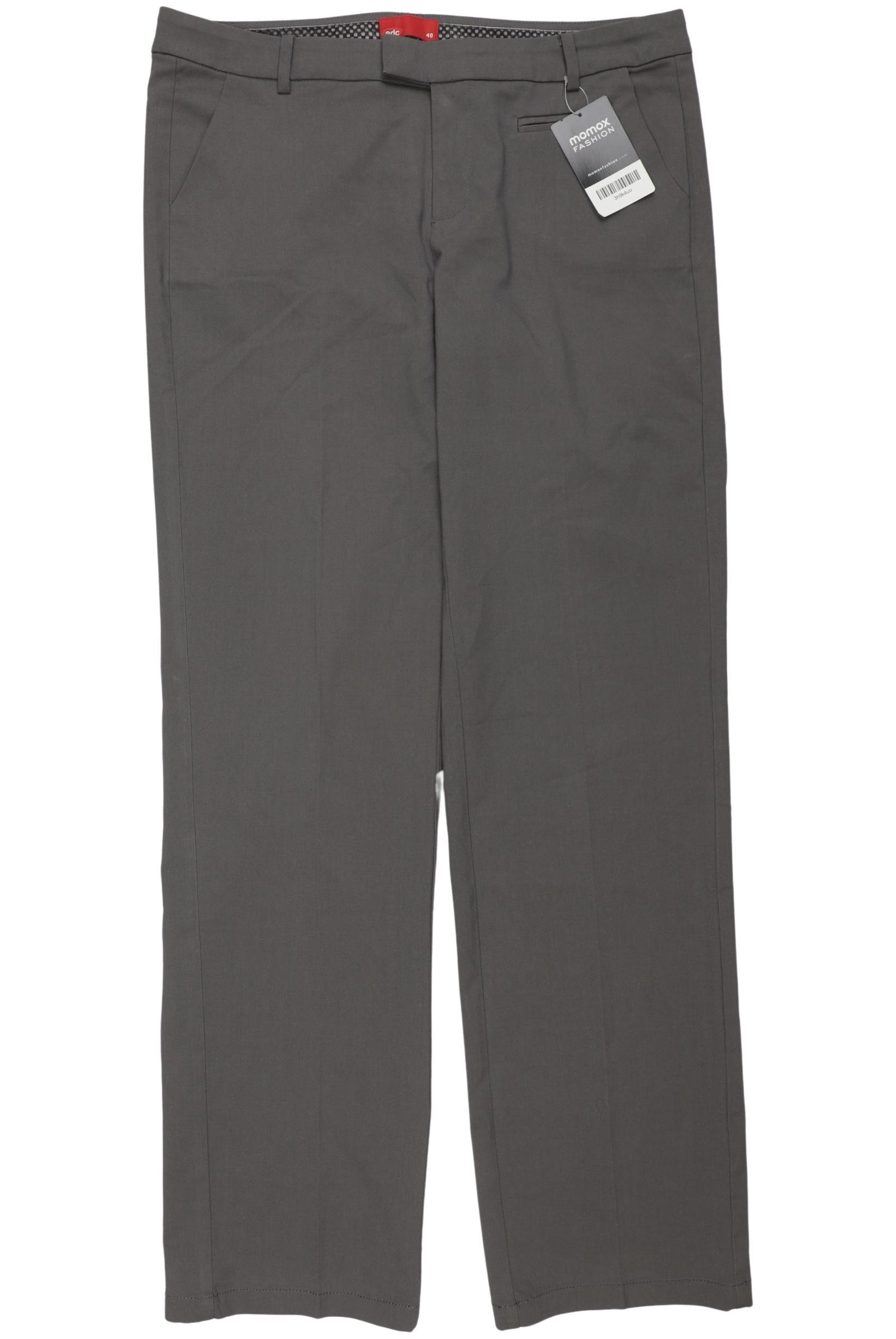 

edc by Esprit Damen Stoffhose, grau, Gr. 40