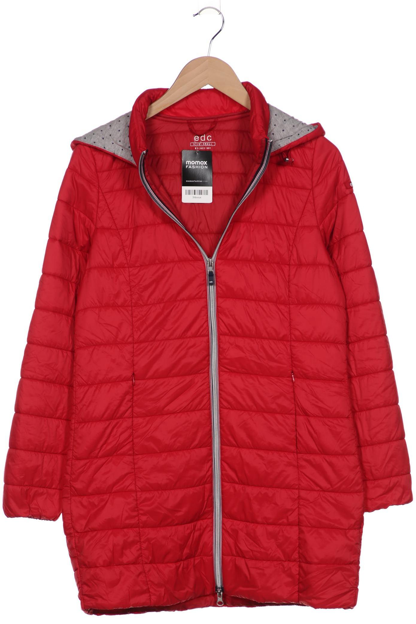 

edc by Esprit Damen Mantel, rot, Gr. 36