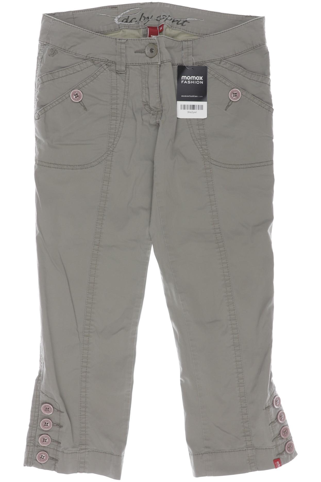 

edc by Esprit Damen Stoffhose, grün, Gr. 36