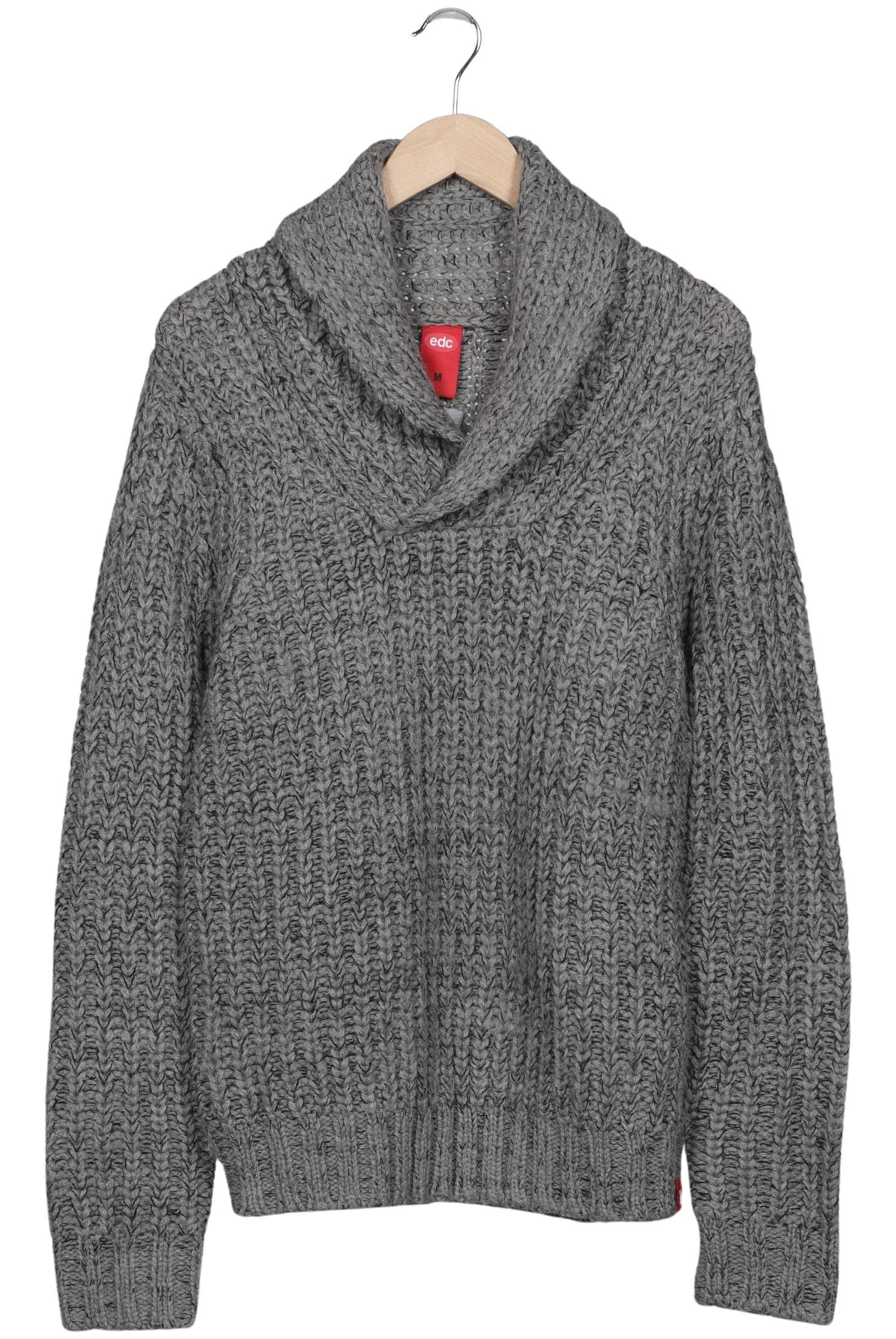 

edc by Esprit Herren Pullover, grau, Gr. 48
