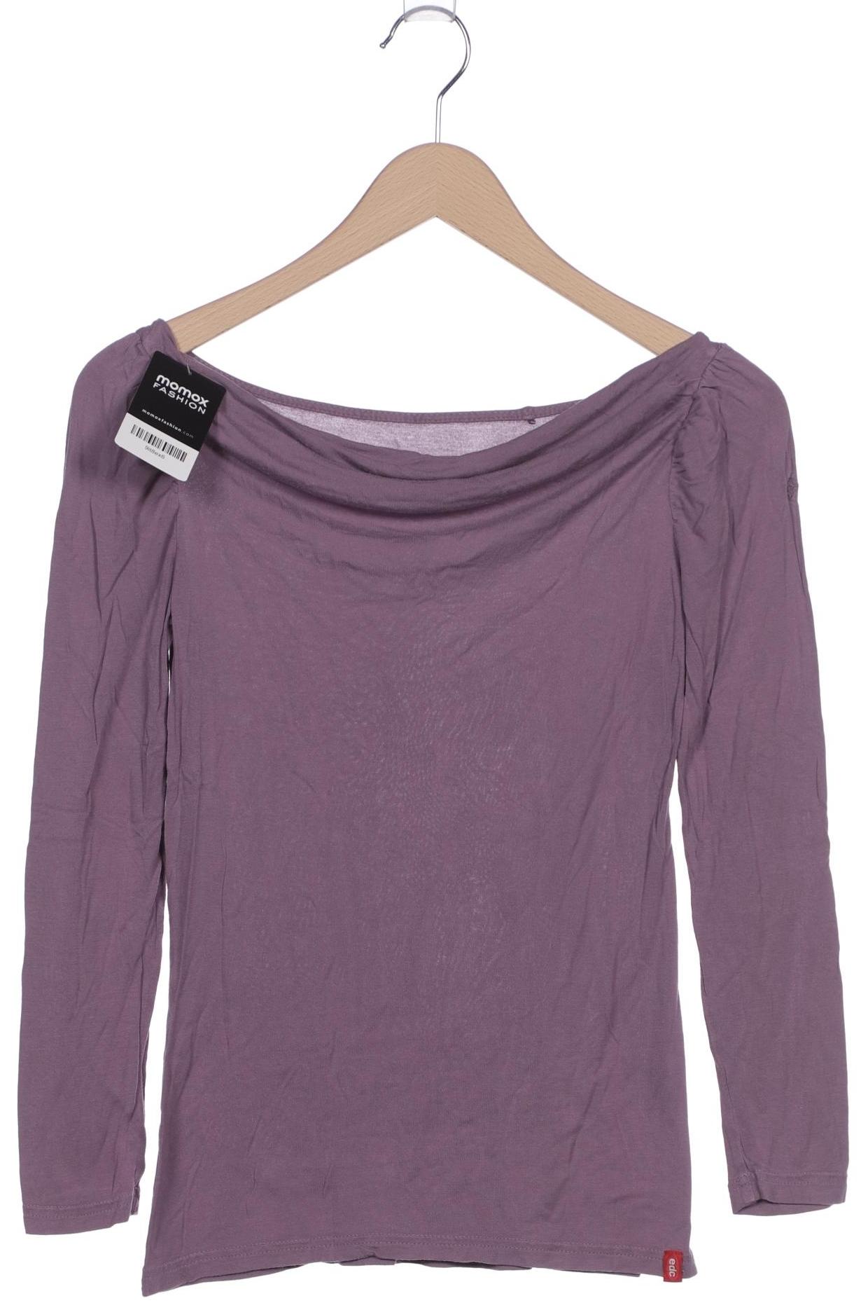 

edc by Esprit Damen Langarmshirt, flieder, Gr. 34