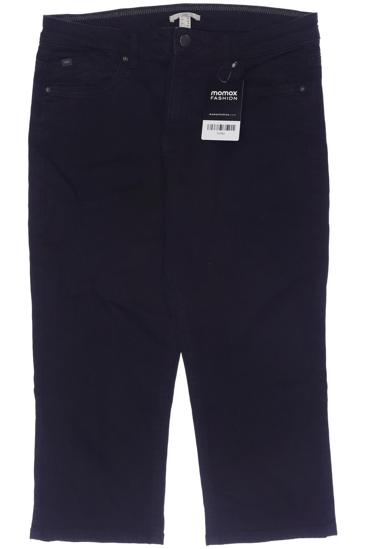 

edc by Esprit Damen Stoffhose, schwarz, Gr. 38