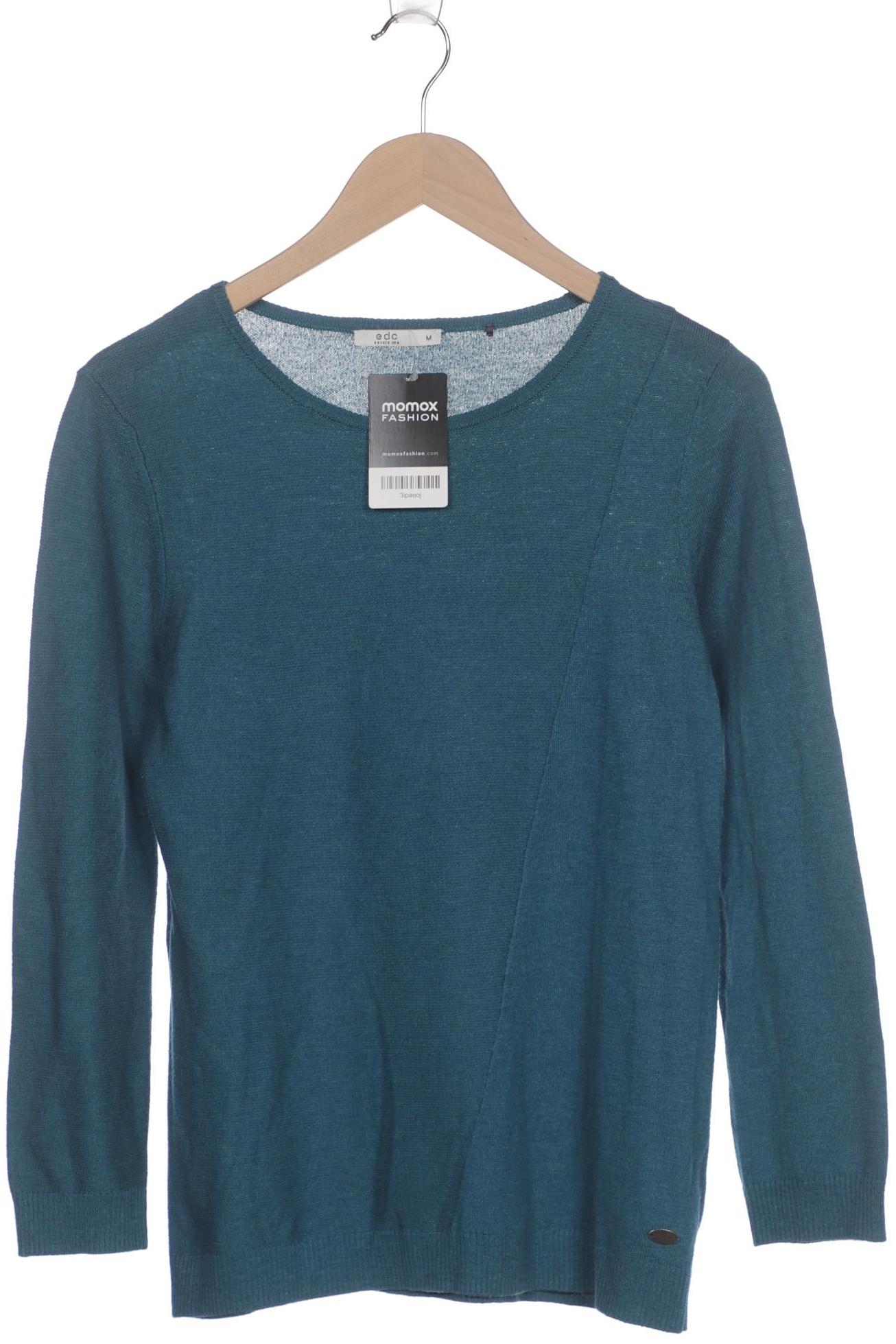 

edc by Esprit Damen Pullover, blau, Gr. 38