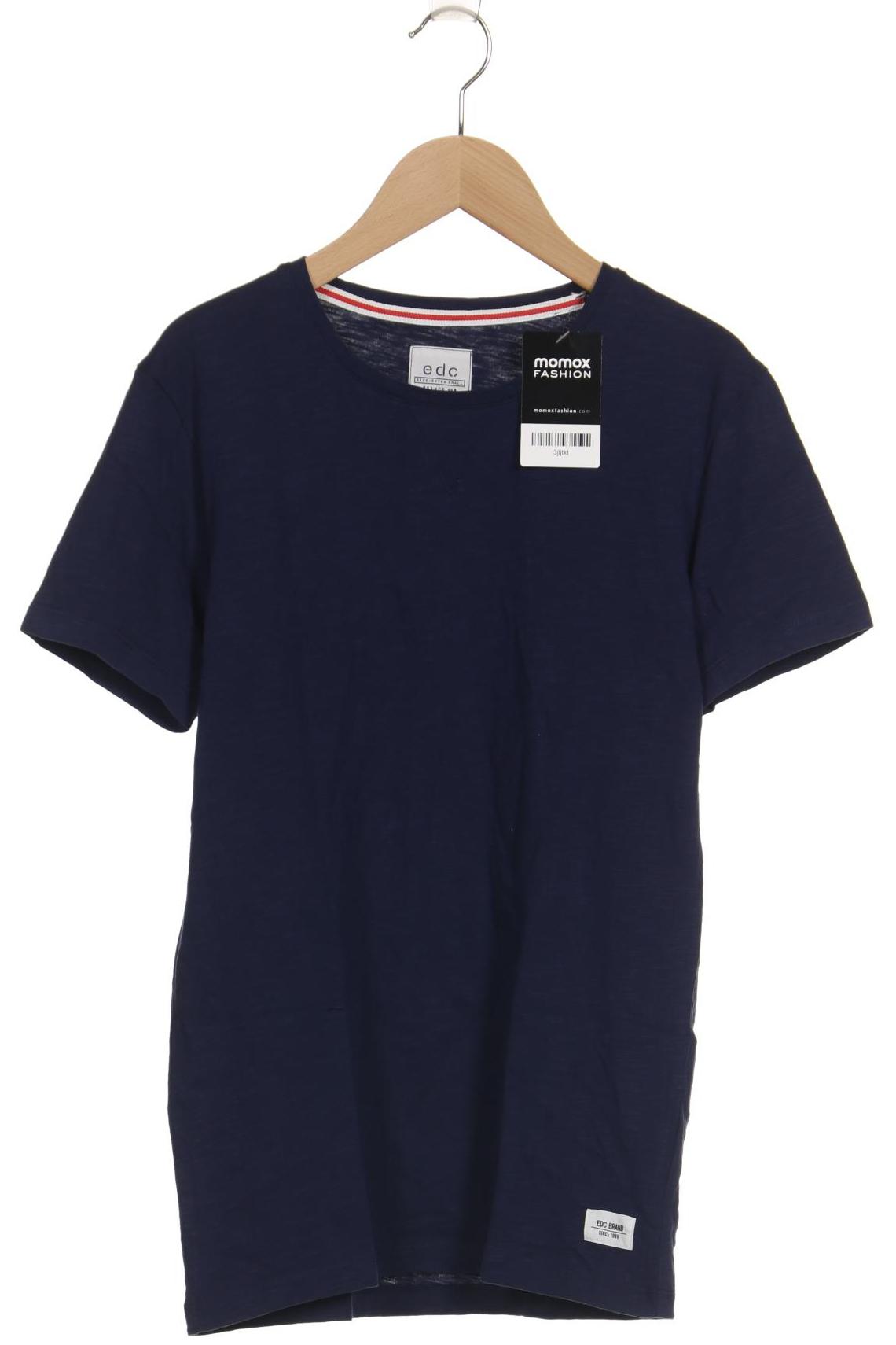 Thumbnail - edc by Esprit Herren T-Shirt, marineblau, Gr. 44