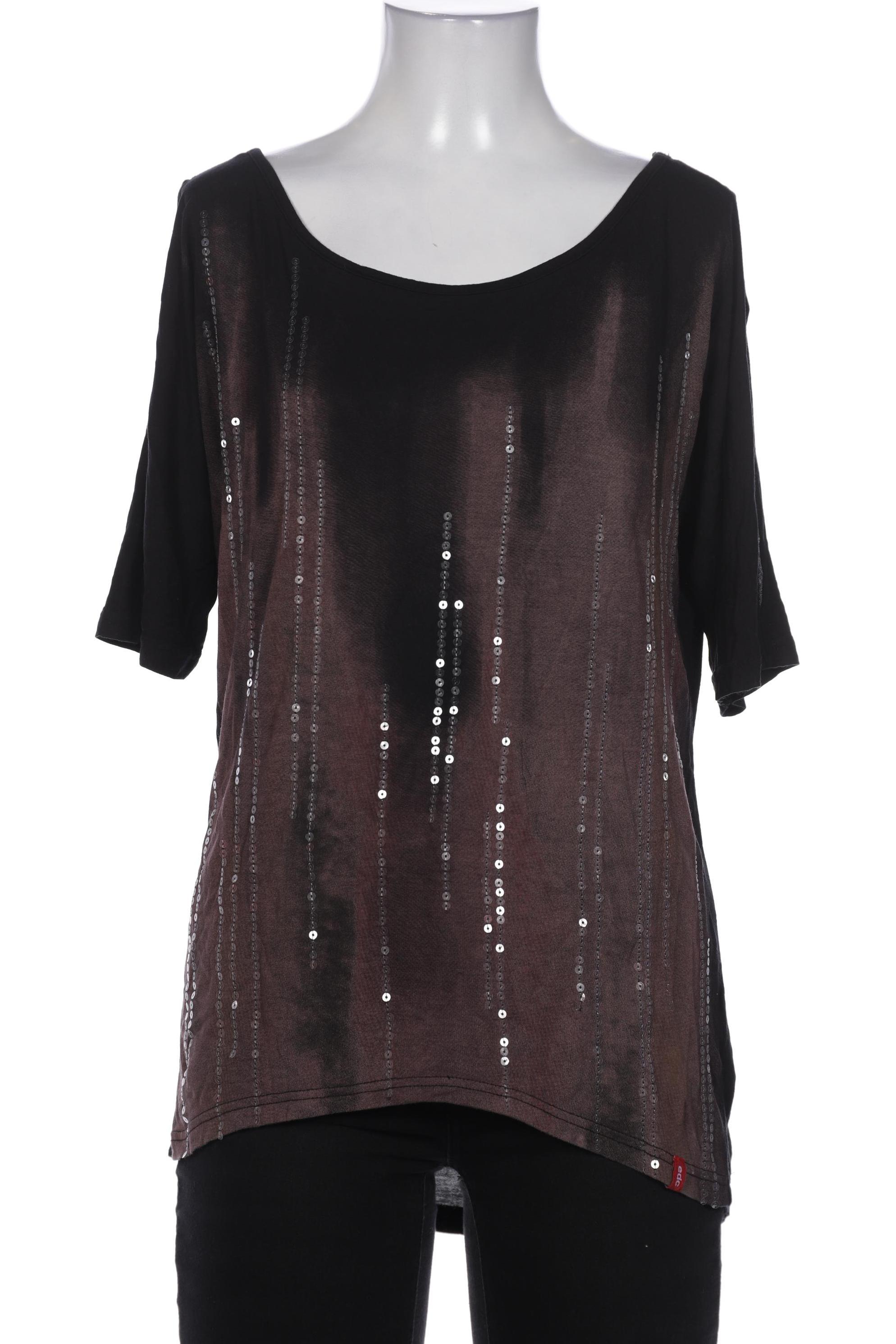 

edc by Esprit Damen T-Shirt, schwarz, Gr. 34