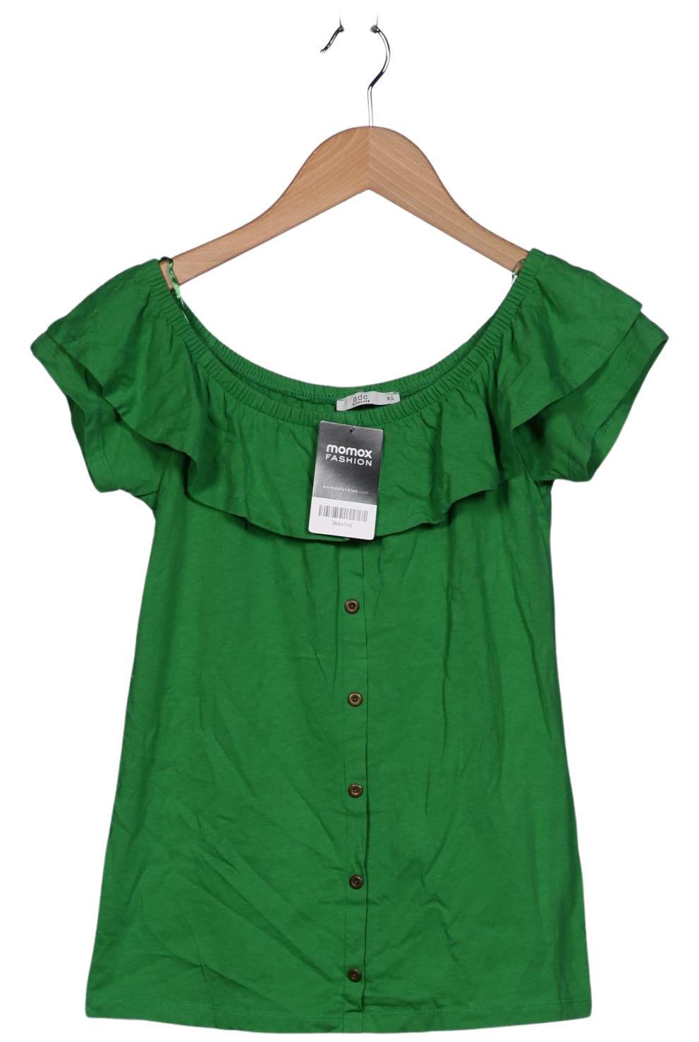 

edc by Esprit Damen T-Shirt, grün, Gr. 34